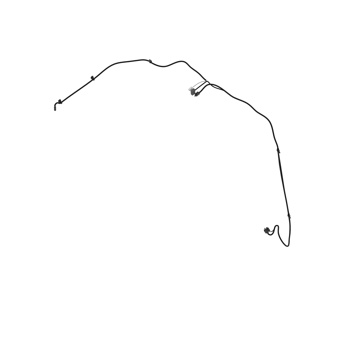 John Deere Radio Aux Jack and USB Wiring Harness - RE345928