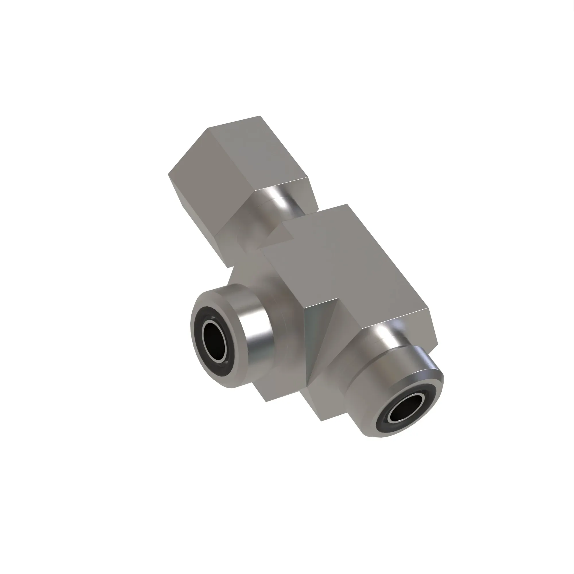 SWIVEL RUN TEE, O-RING FSF W/O-RING