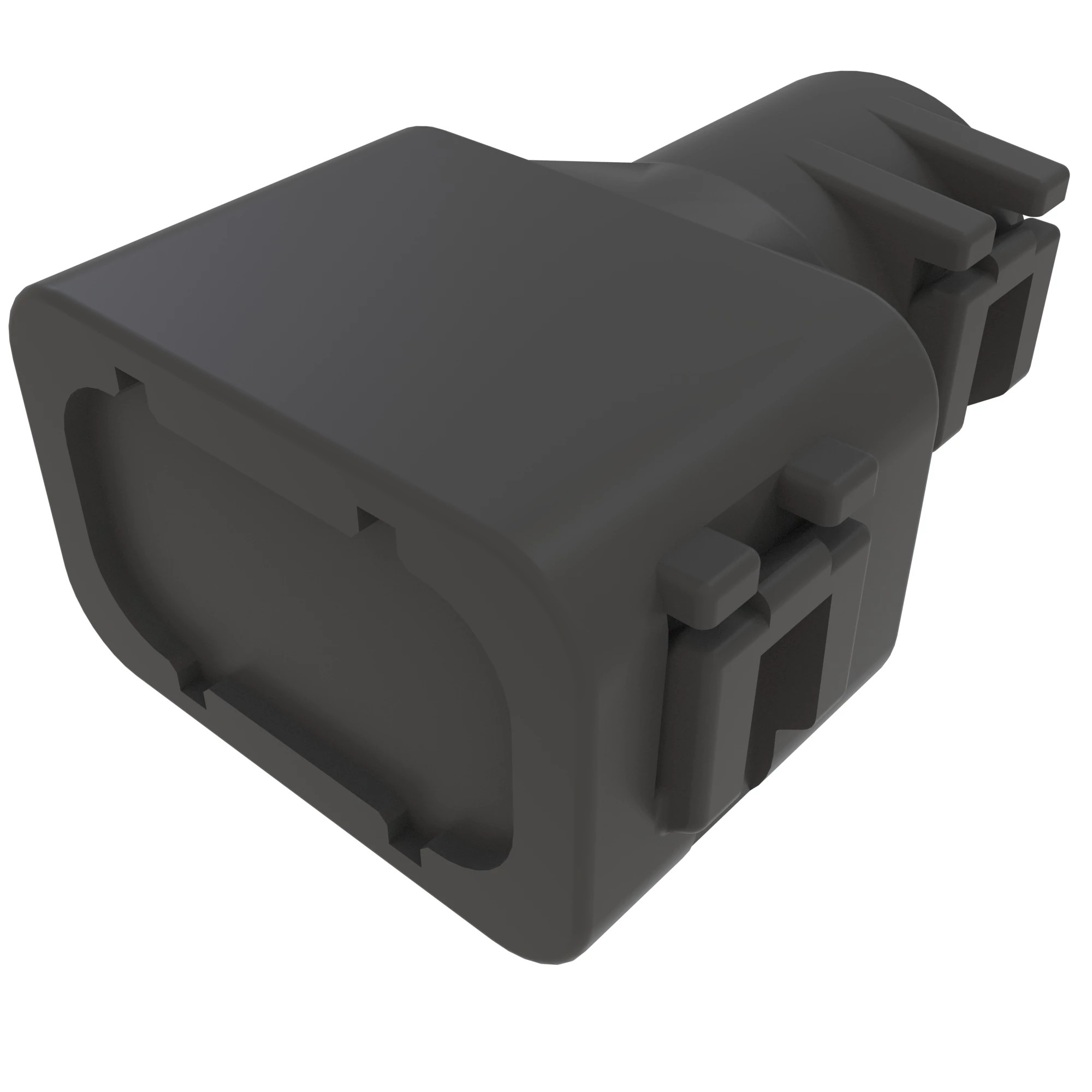 ACCY TYCO AS16 BACKSHELL BLK PLSTC