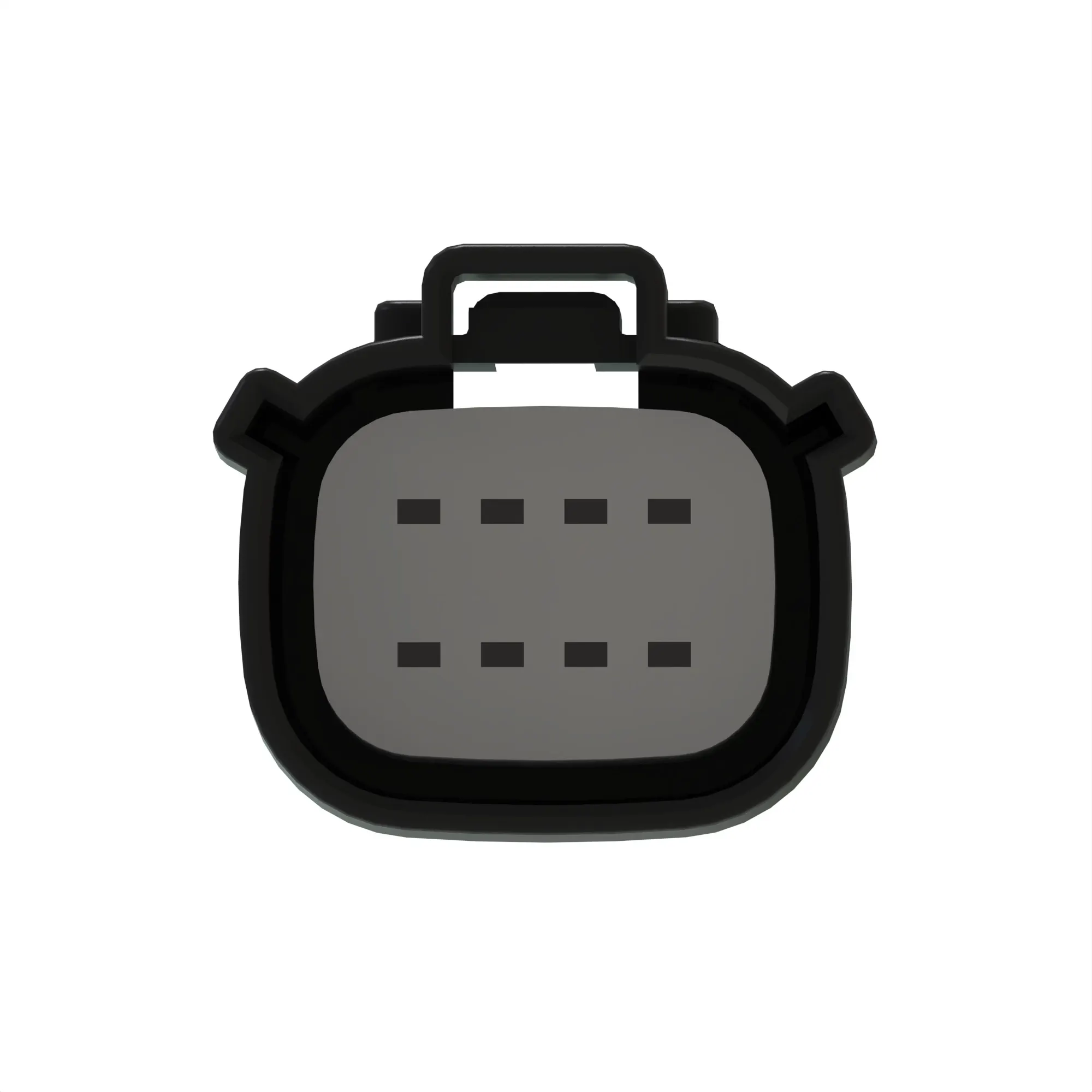 CONN MOLEX MX150 8W FS BLK PLSTC