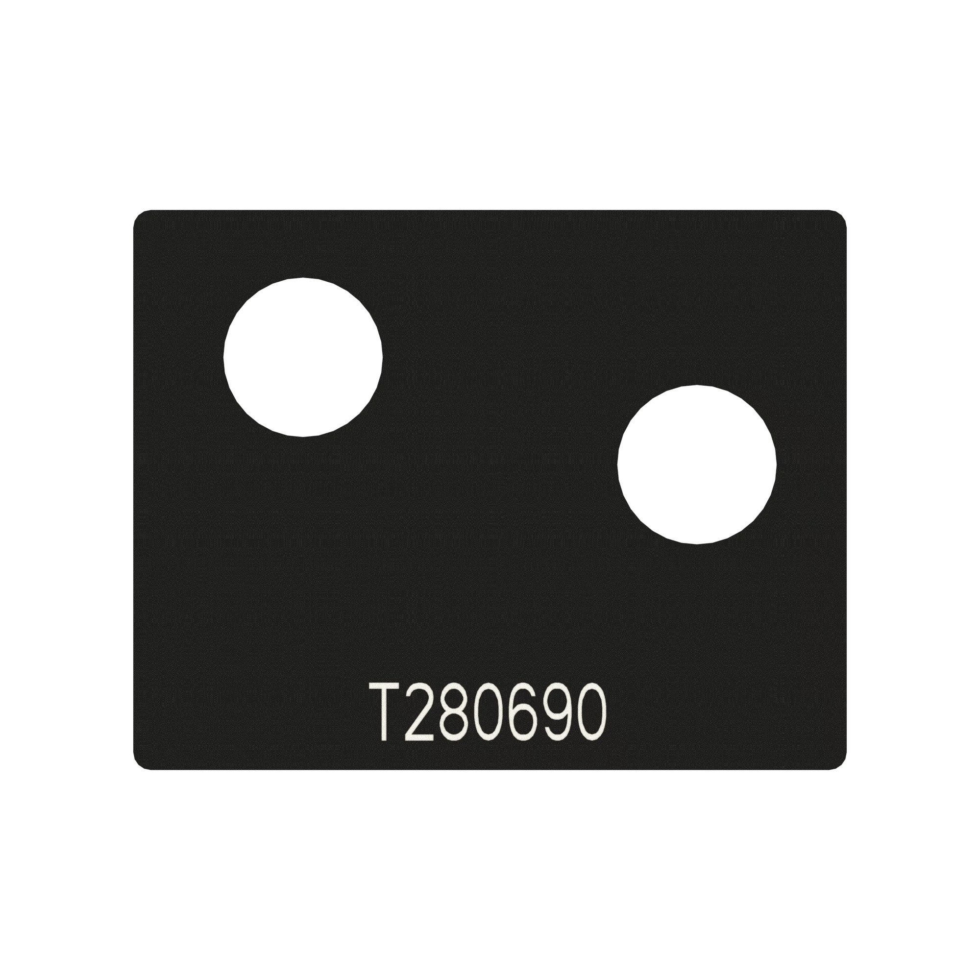 John Deere Pilot Control Plumbing Connections Label - T280690