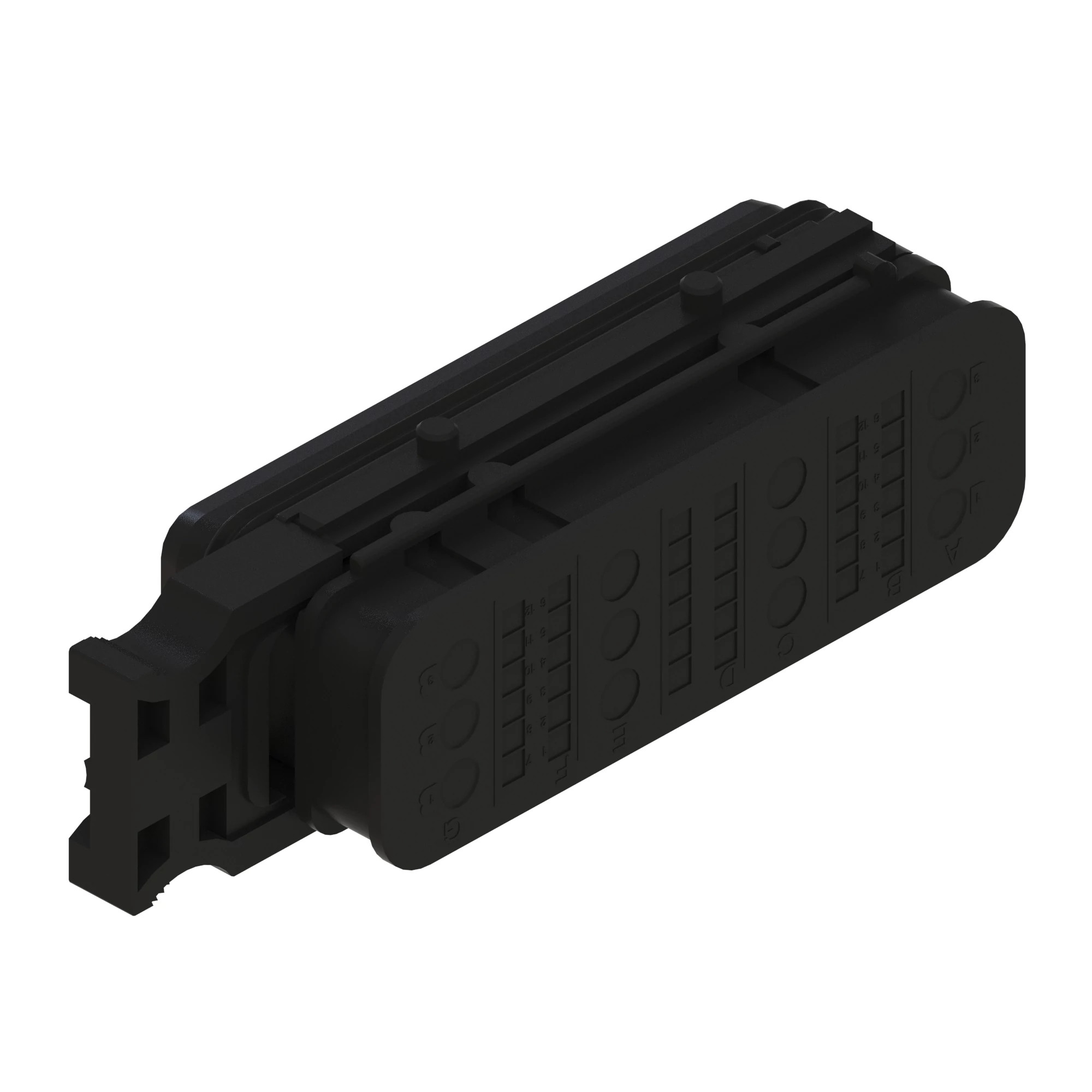 CONN TYCO SRC 48W FS BLK PLSTC