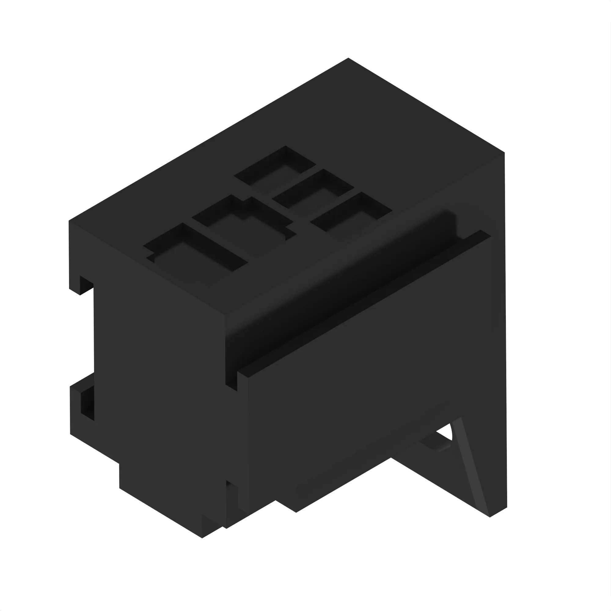 CONN TYCO 5W F BLK PLSTC