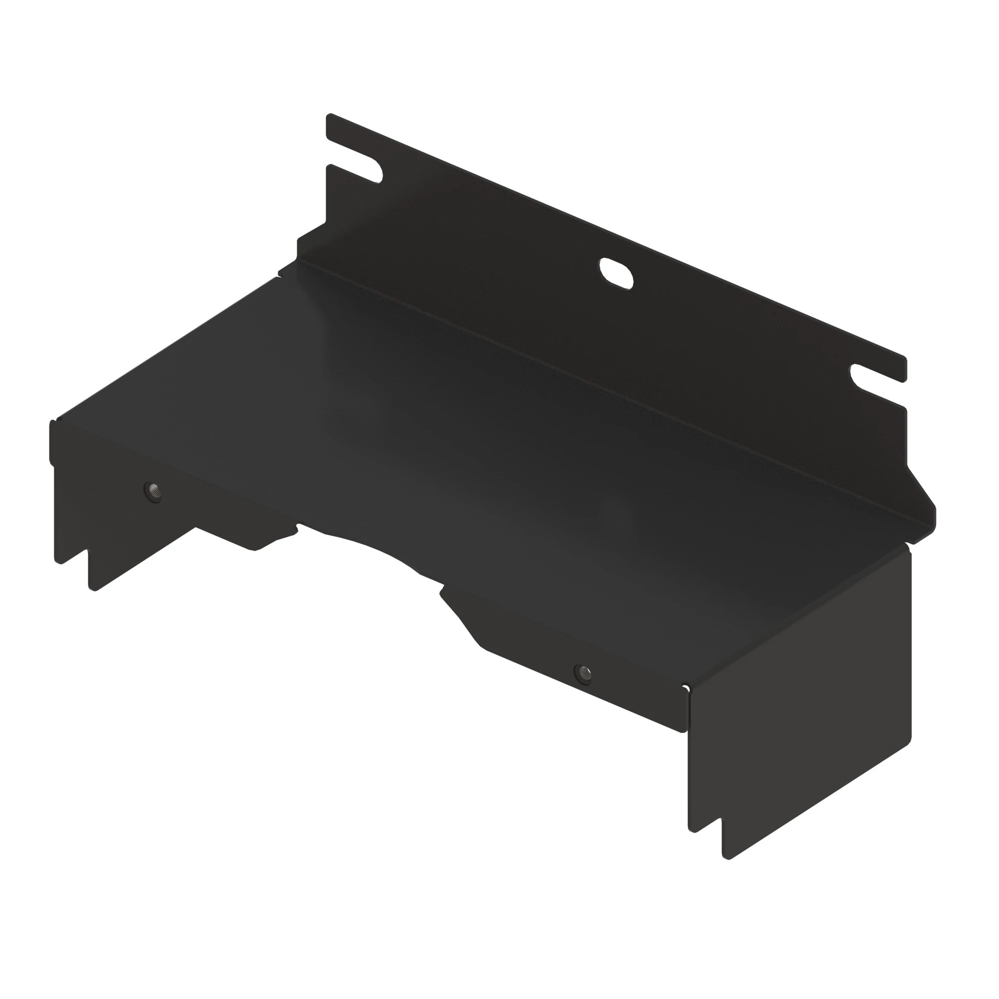 BRACKET, HEAT DEFLECTION W/ WELD NU