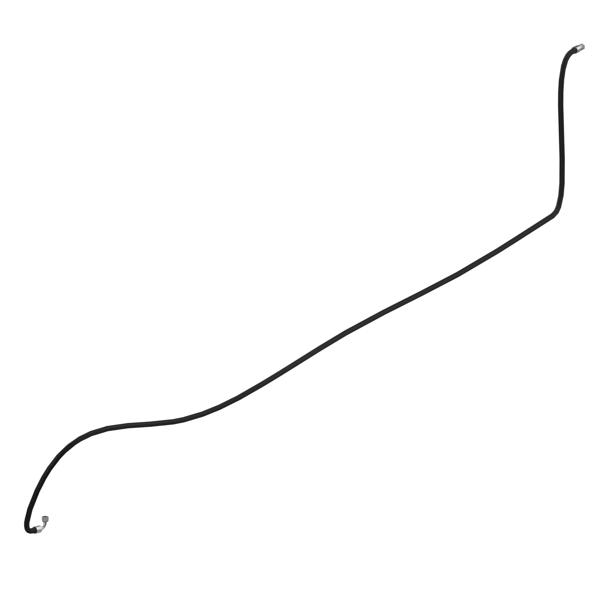 John Deere Hydraulic Hose with Elbow Fitting - F699351