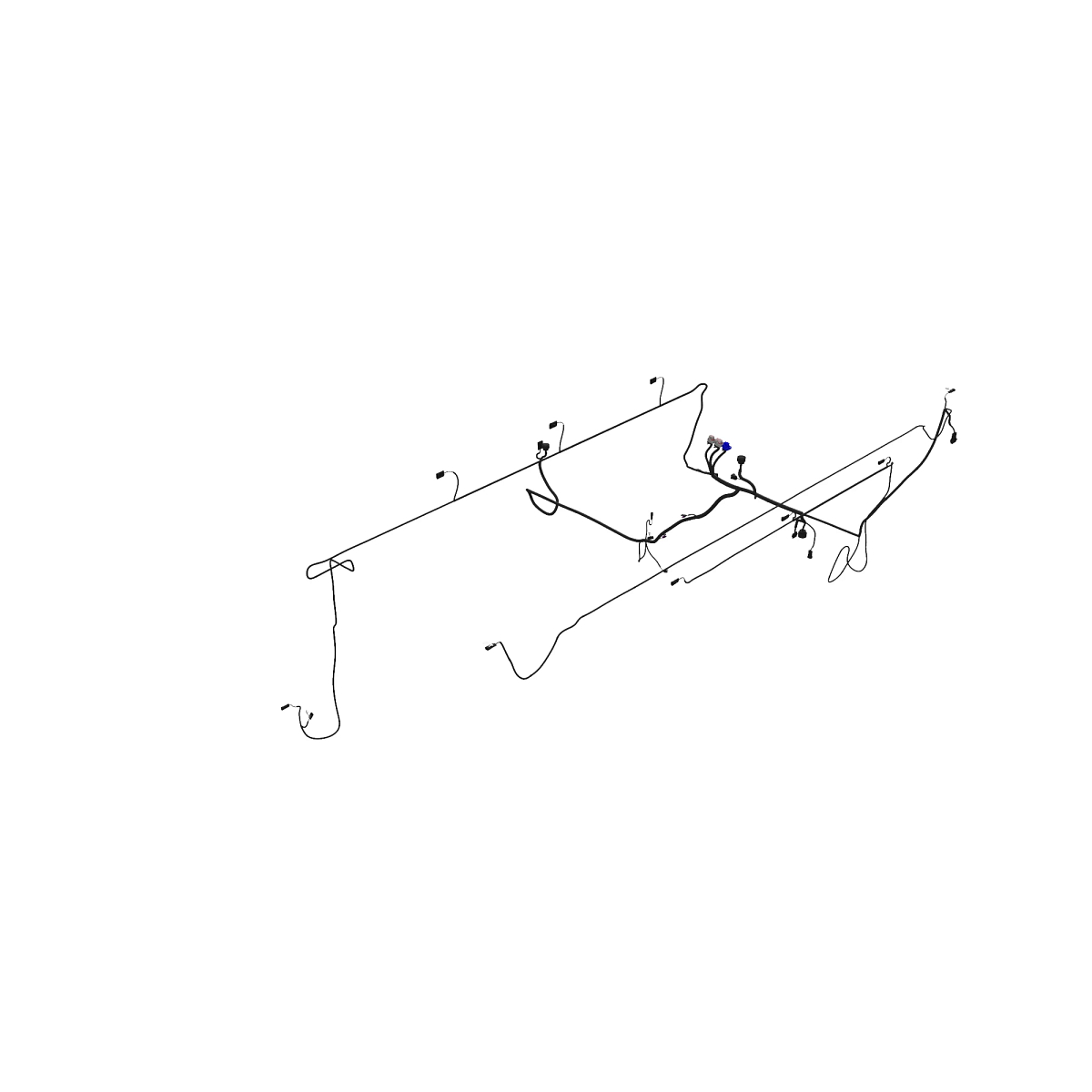 John Deere Feeder Wiring Harness - AKK20701