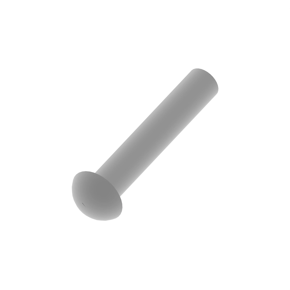 Rivet, Solid, Button Head