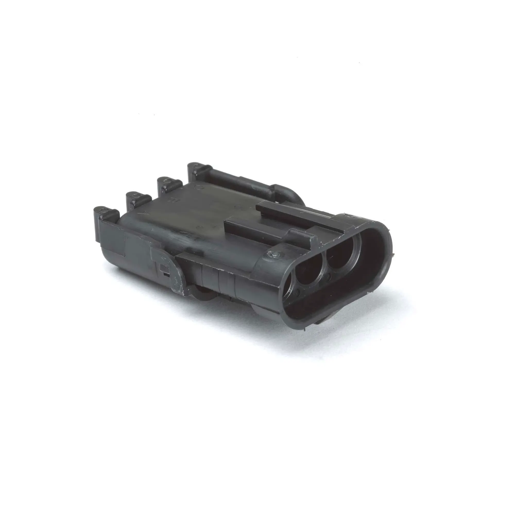 John Deere Black Electrical Connector Assembly, 3 Cavities - RE29584