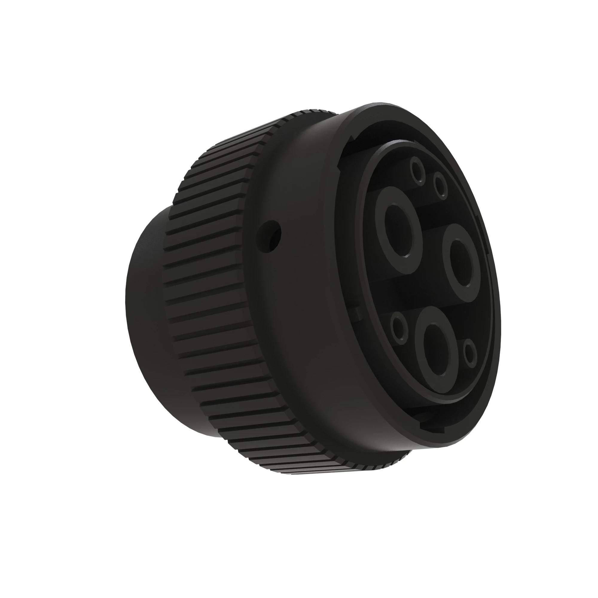 John Deere Black Internal Electrical Connector Housing, 7 Cavities - 57M11734