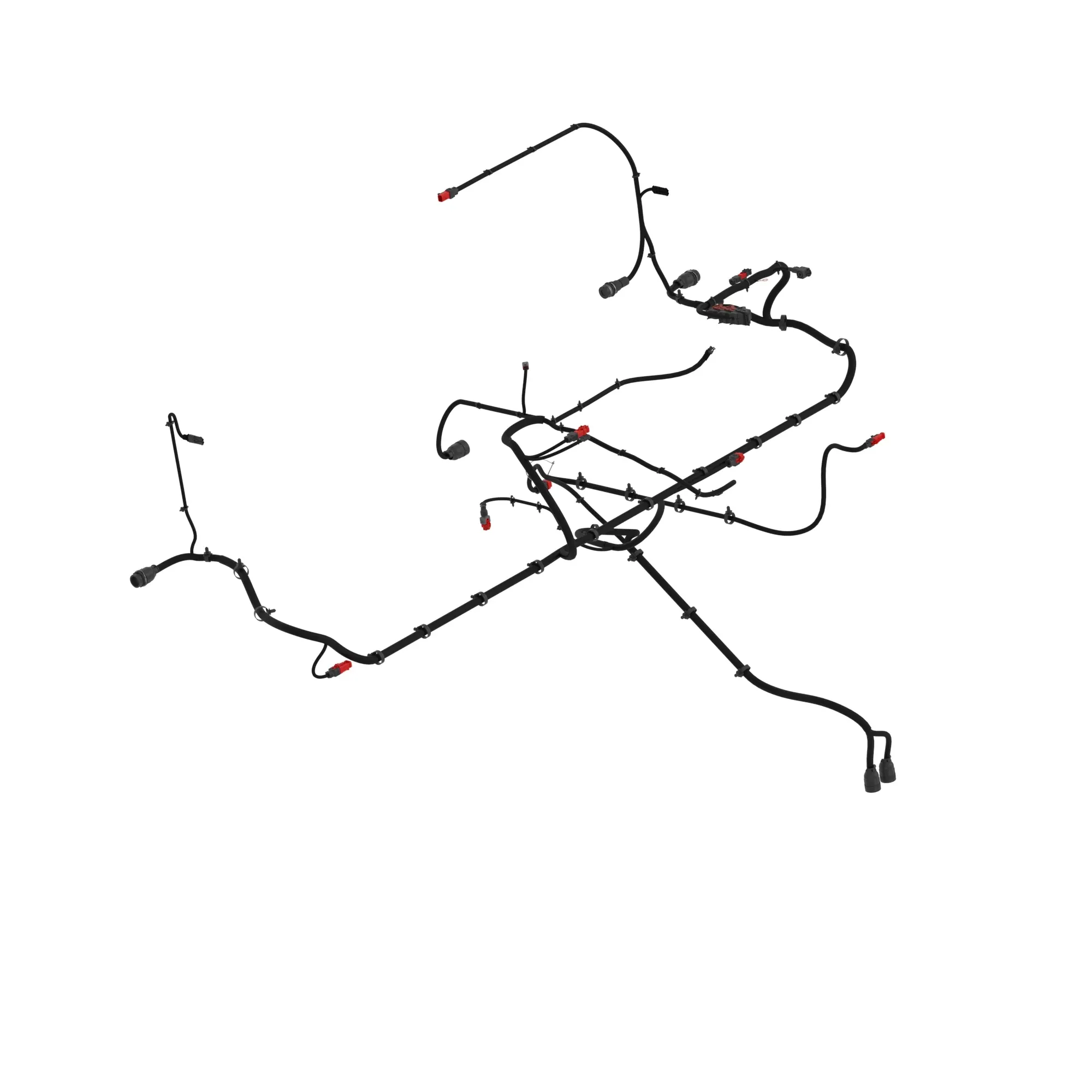 John Deere Boom High Flow Center Frame Wiring Harness - AKK46839