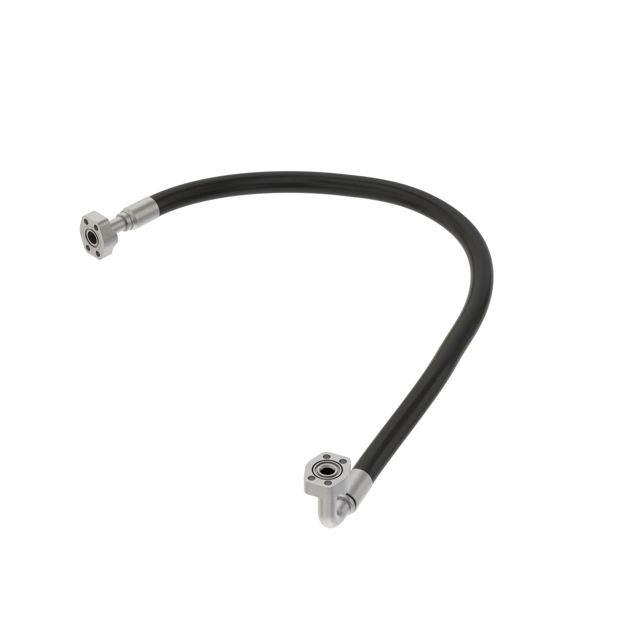 John Deere Hydrostat Feed Roll Cutterhead Inlet Hydraulic Hose - AXE58423