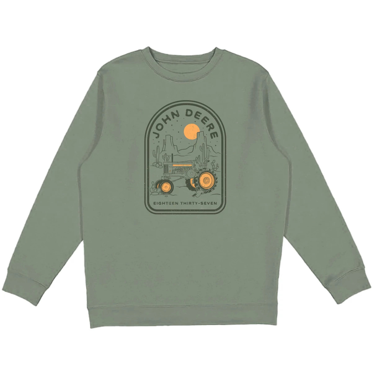 Sunset and Tractor Crewneck