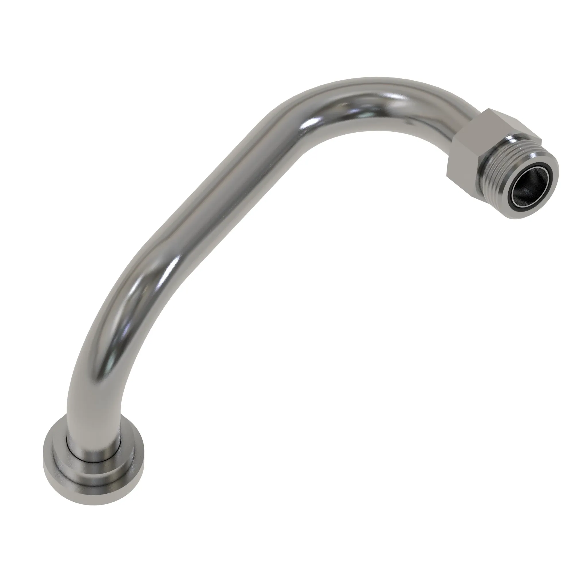 John Deere Transmission Oil Line with Fittings - AT549060