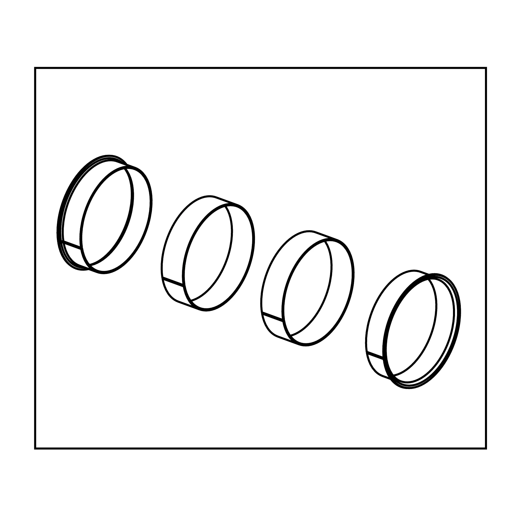 John Deere Feeder House Drum Ring Kit - AH231058