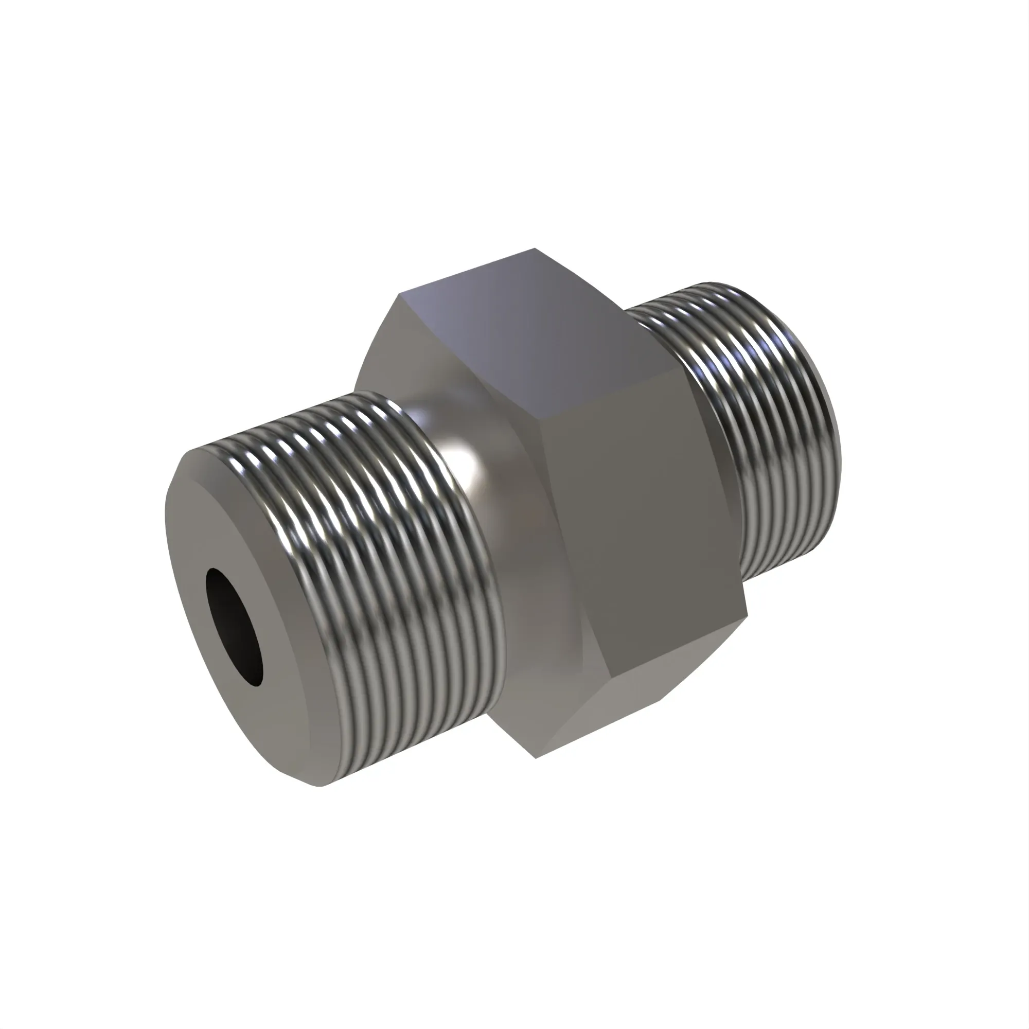 STUD STRAIGHT, ORFS W/METRIC HEX