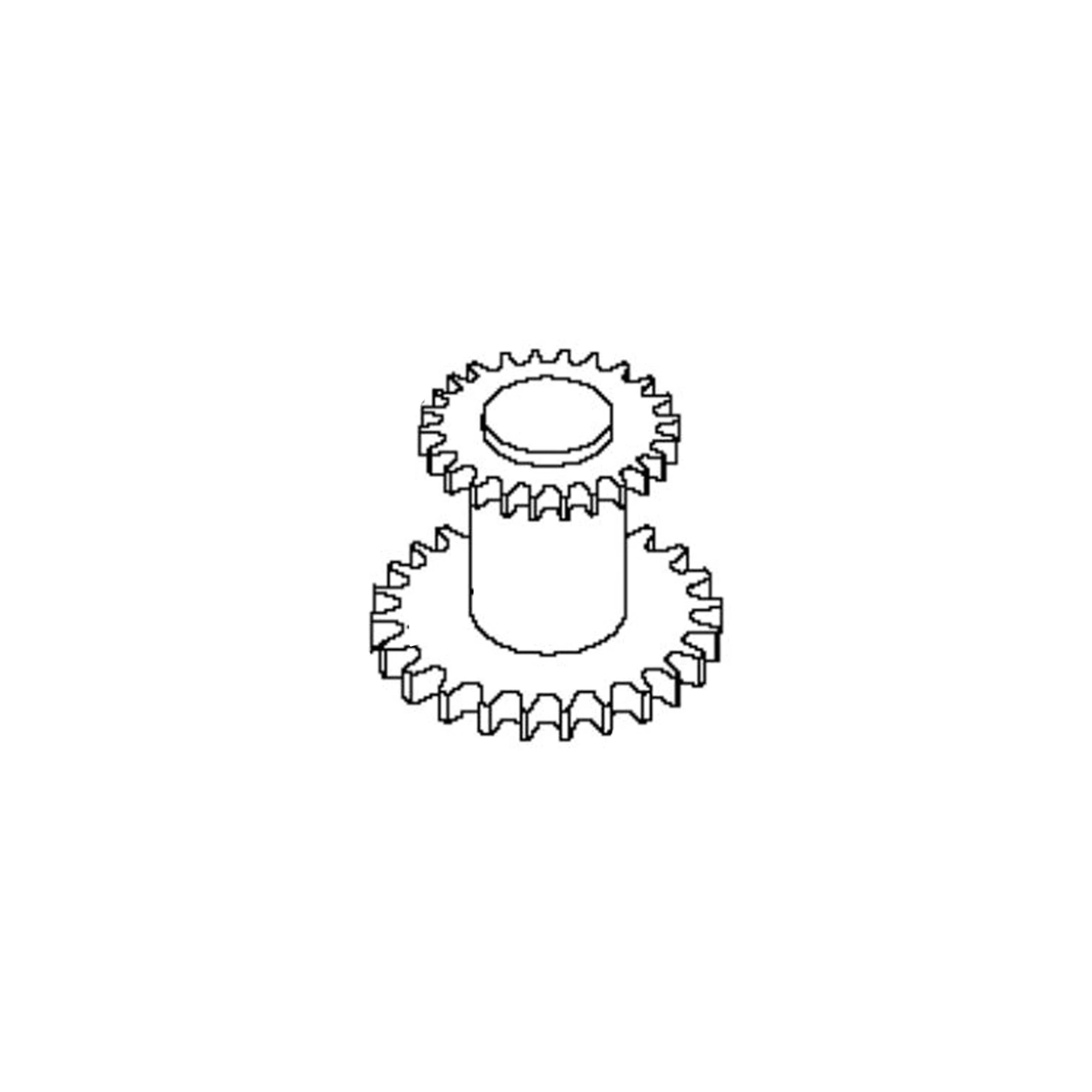 ⚙️ AH101340: Piñón de Cadena, 11 y 12 Dientes John Deere 🚜✅