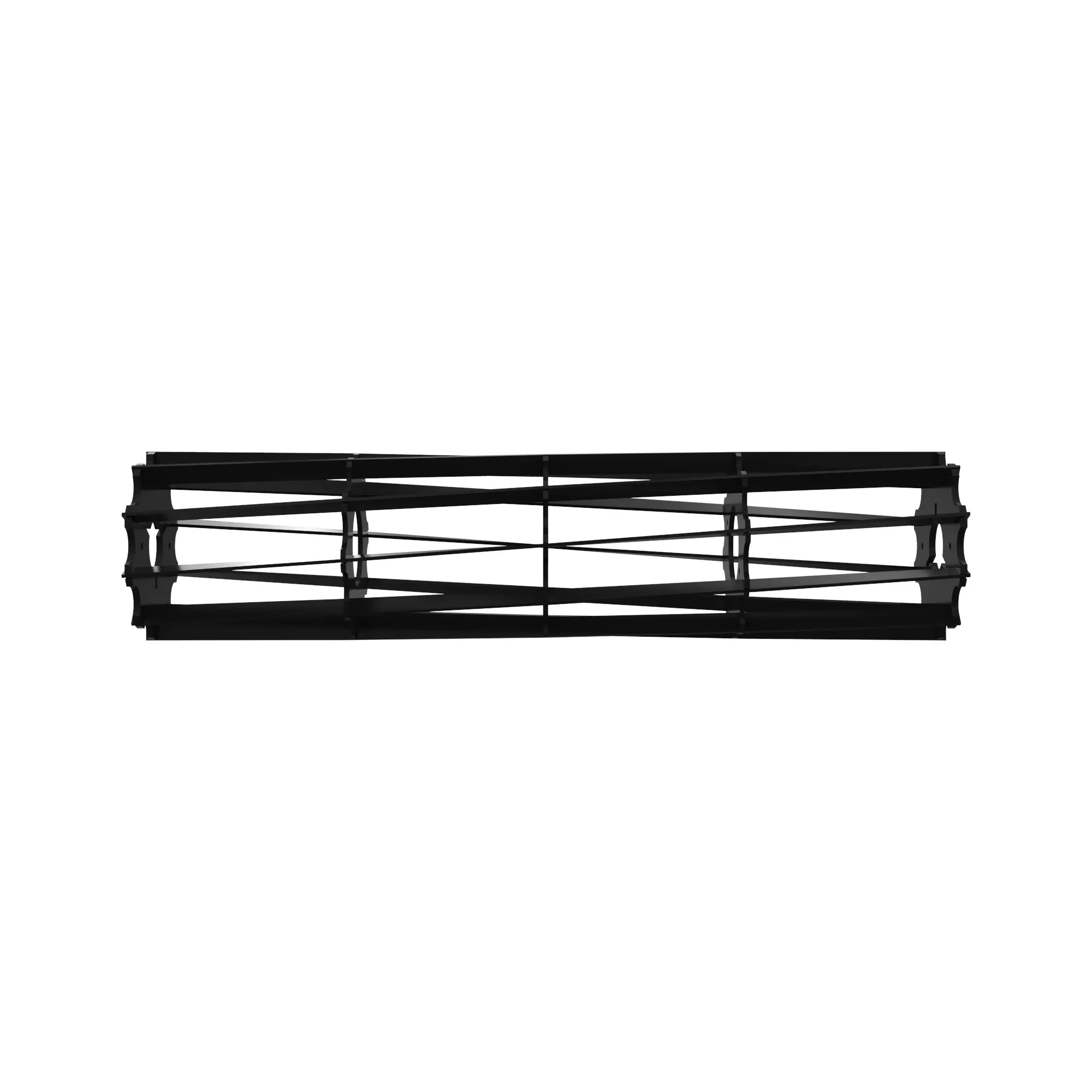 ROLLING BASKET, FLAT BAR - 5FT