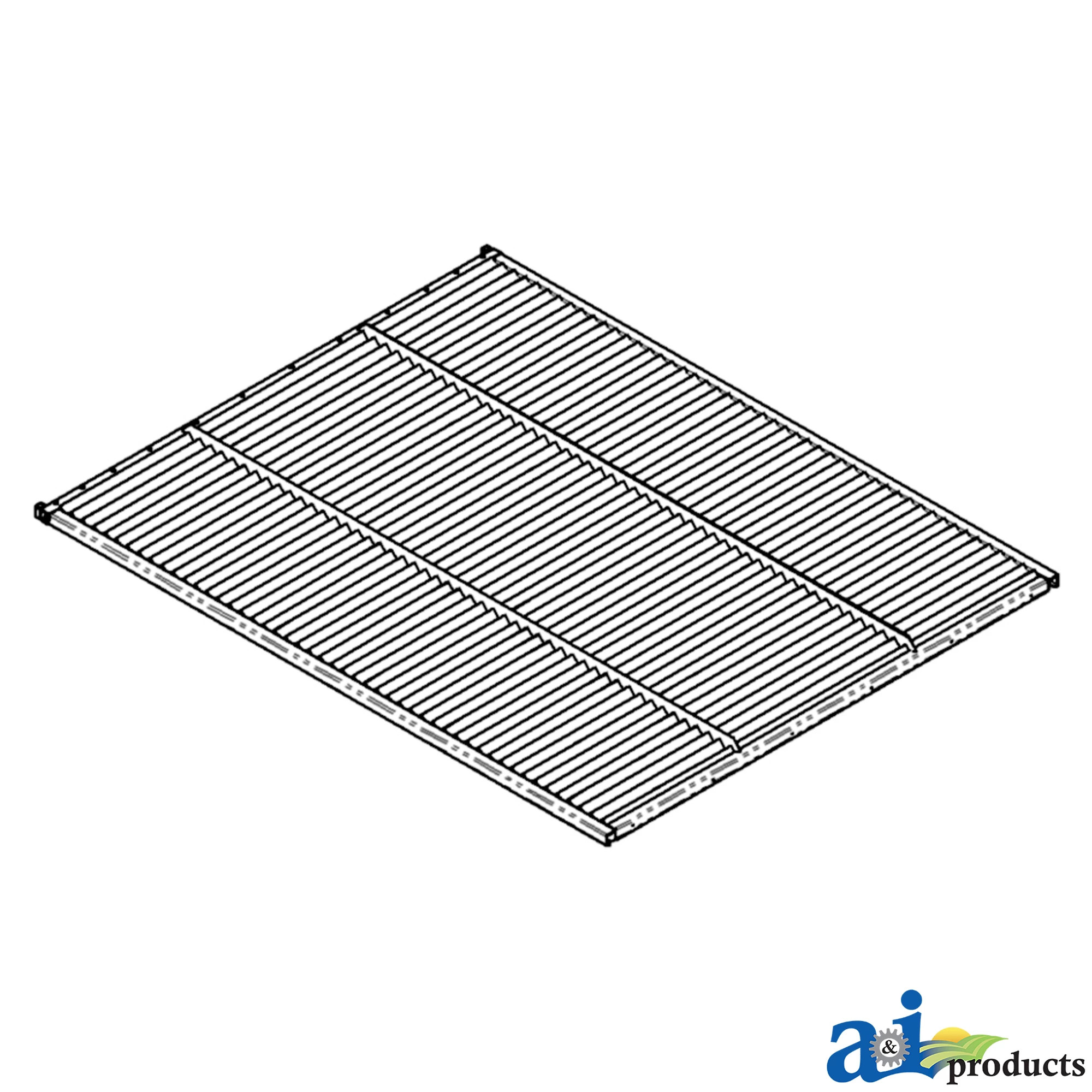 A&I Products Fixed Tooth Bottom Sieve, 10 mm Round Hole - A-AH213860