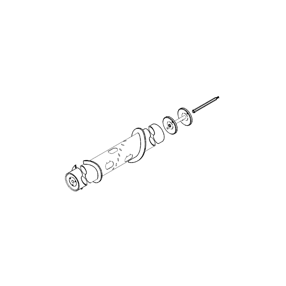 John Deere Full Finger Auger Assembly, 25 feet - AH205649