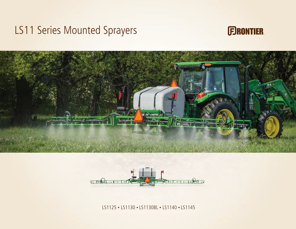 LS11 Series Mounted Sprayers Brochure cover