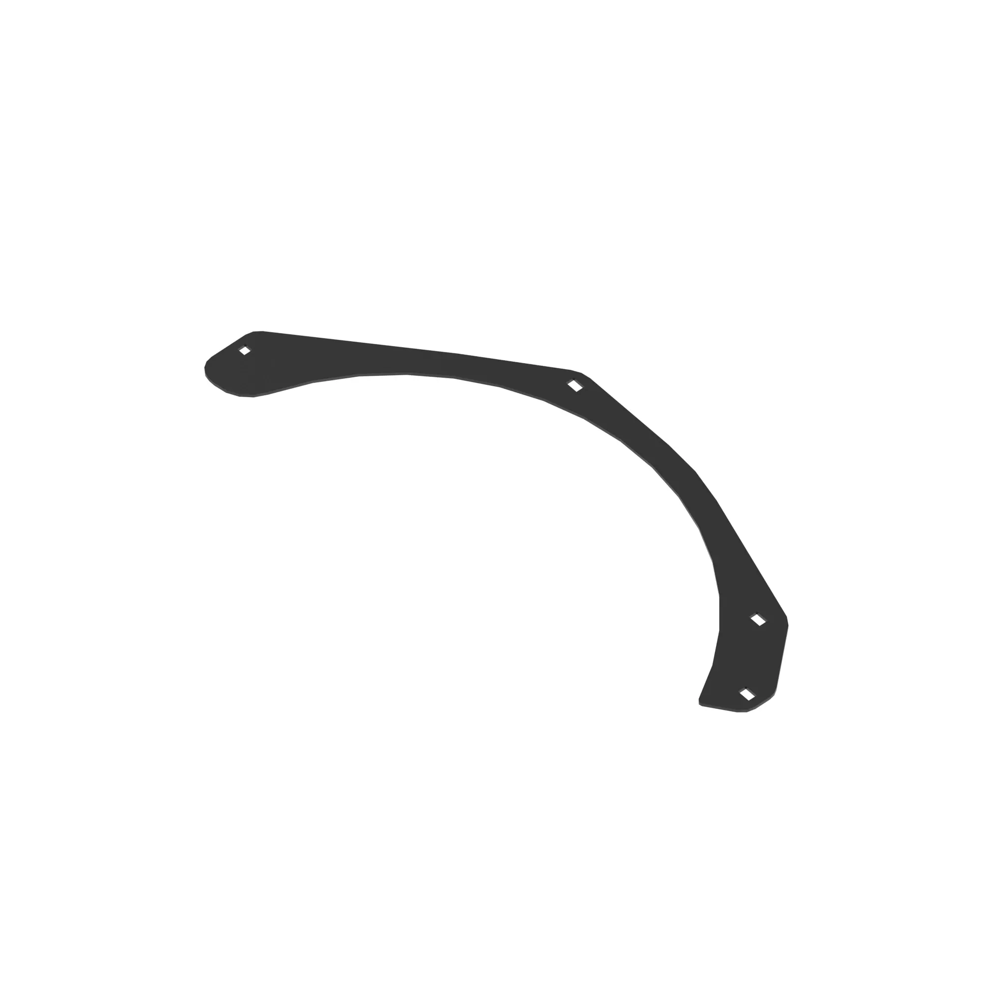John Deere Right Side Rear Baffle Plate - M159400