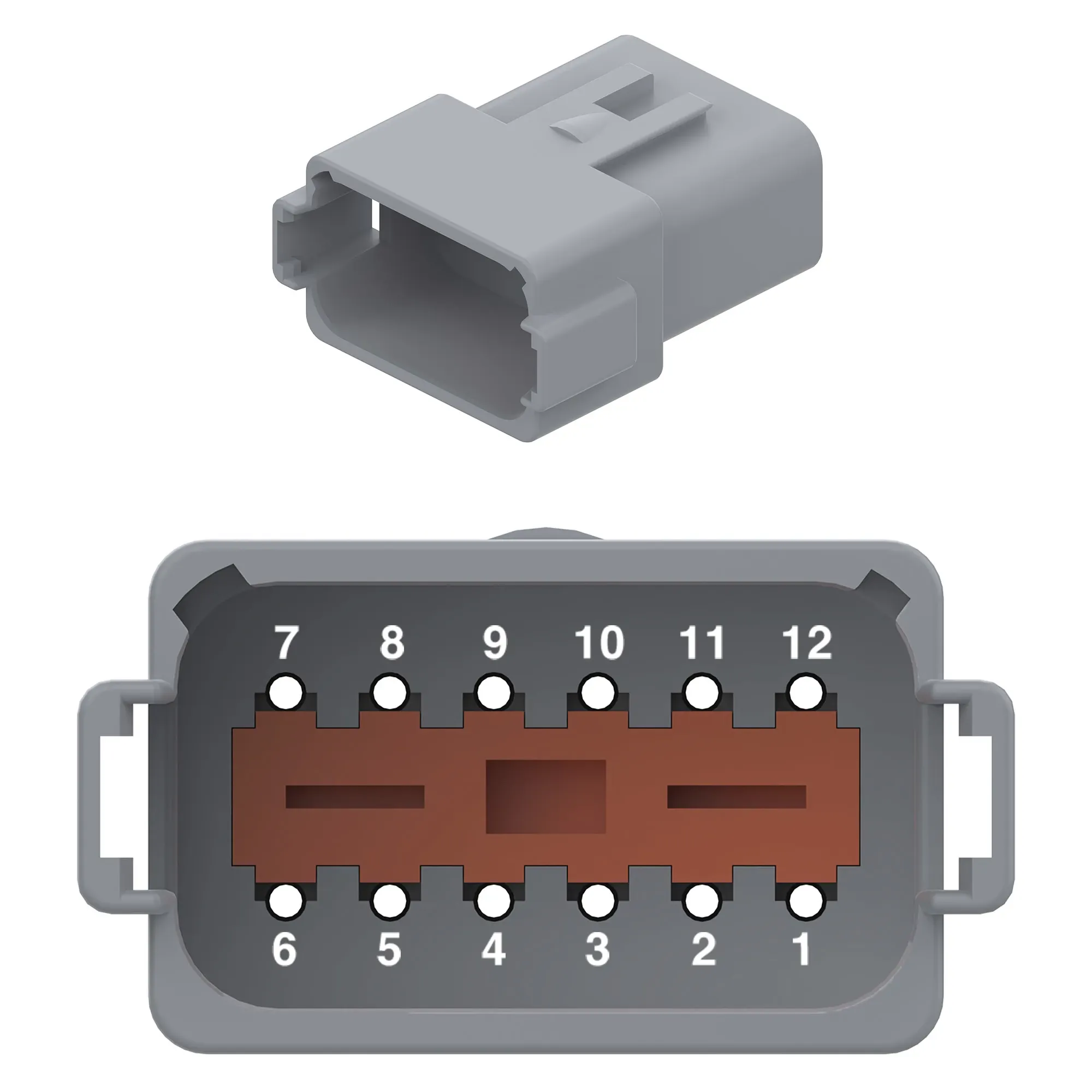 Conn Deutsch Dt 12W Fs Gry Plstc