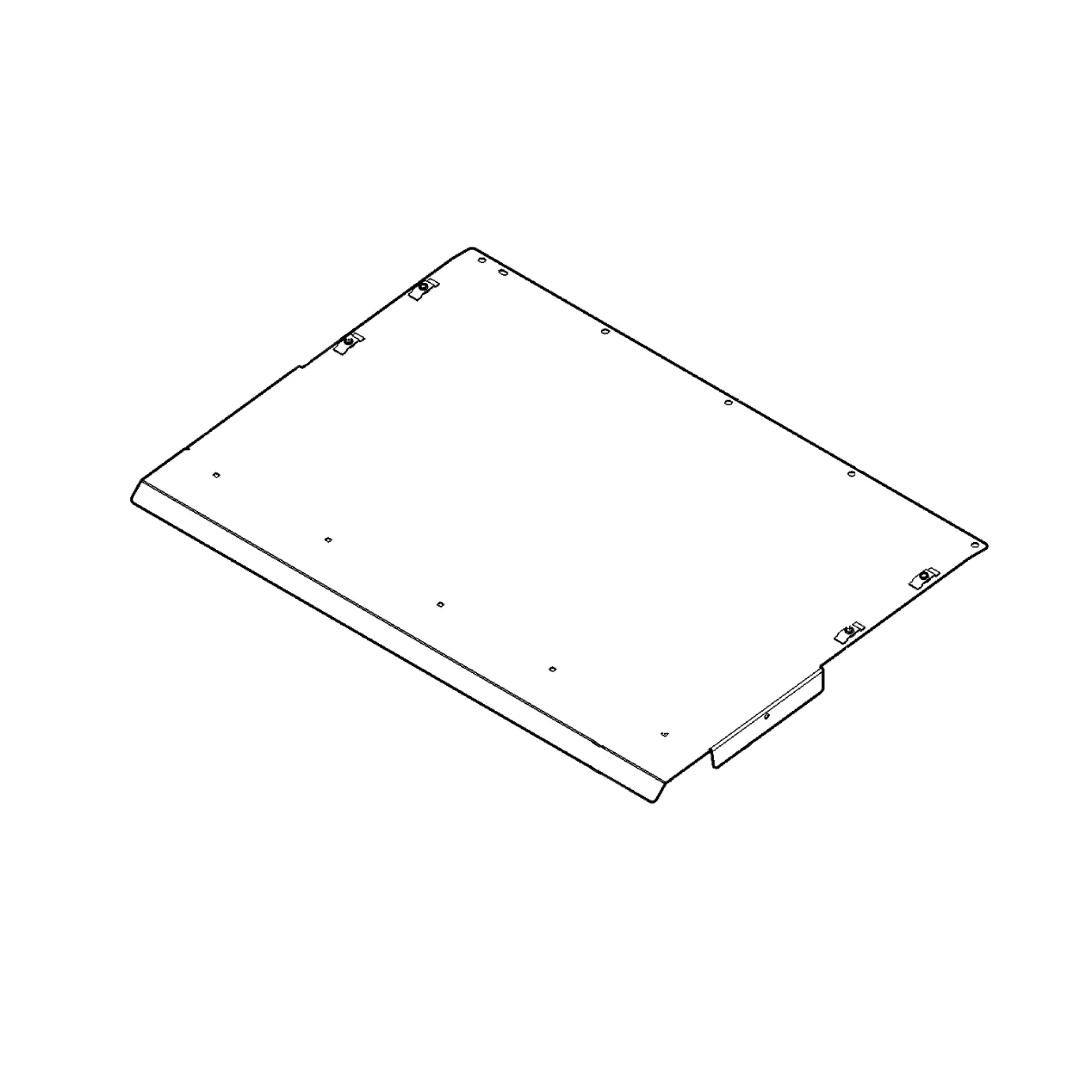 John Deere Standard Weldment Deflector - AXE26738