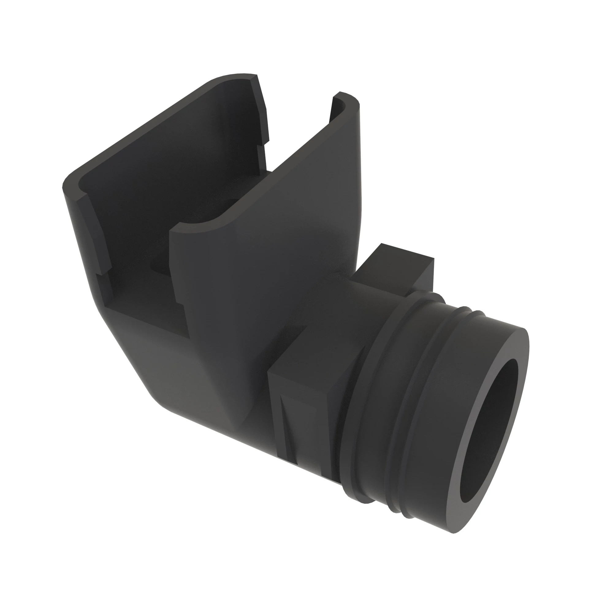 DEUTSCH DT 90DEG BACKSHELL BLK NYLN