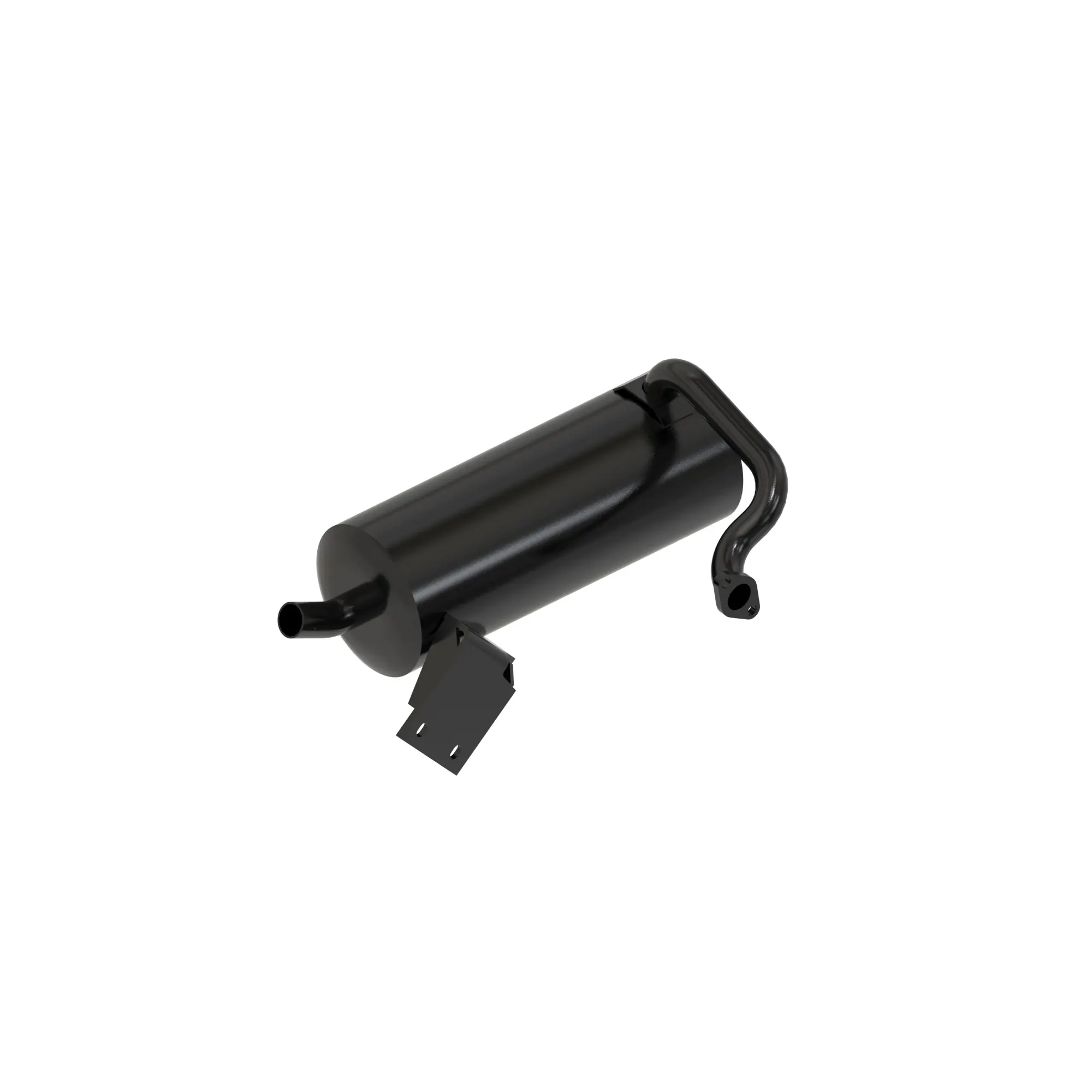 John Deere Non-Aspirated Round Shaped Muffler - AM133410