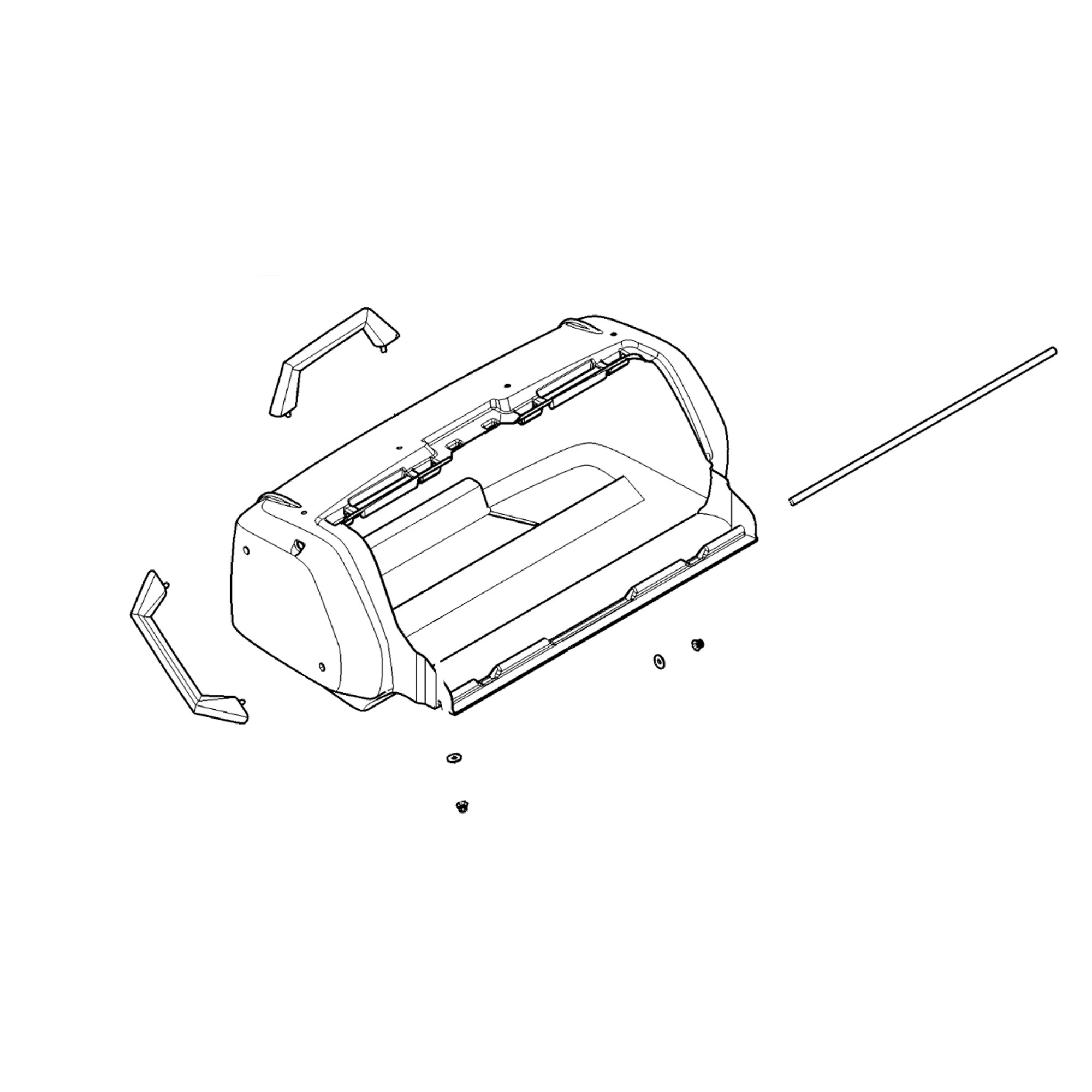 John Deere Grass Catcher Kit, 22 Inch - BTC10408