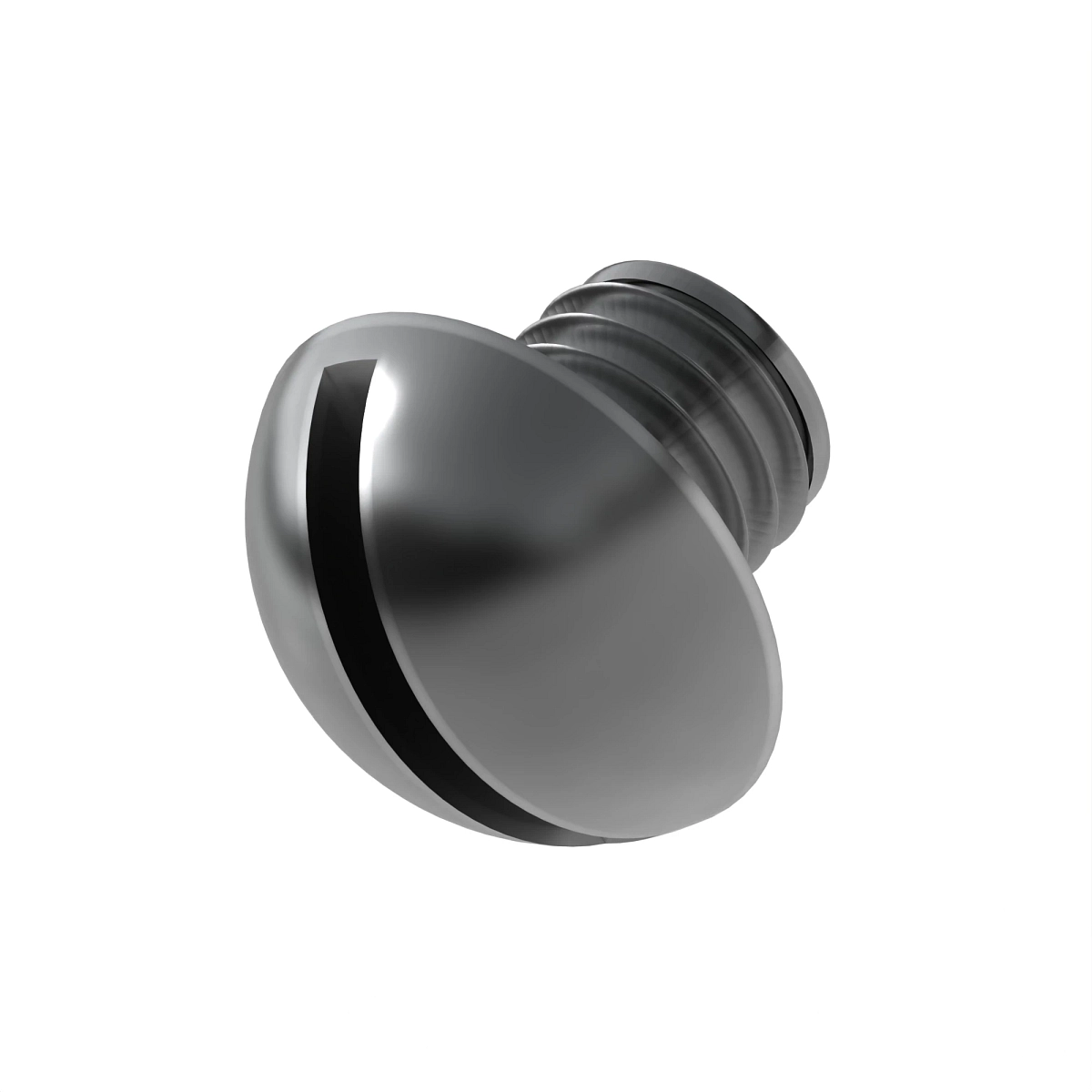 Screw, Mach, Slotted Round Head