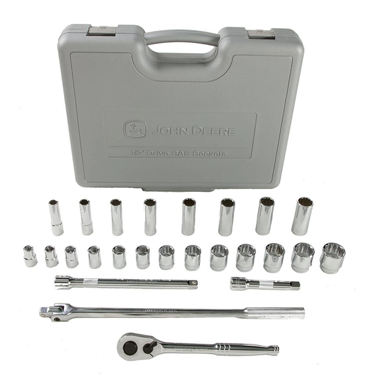 "25-pc SAE 1/2\" Socket Set"