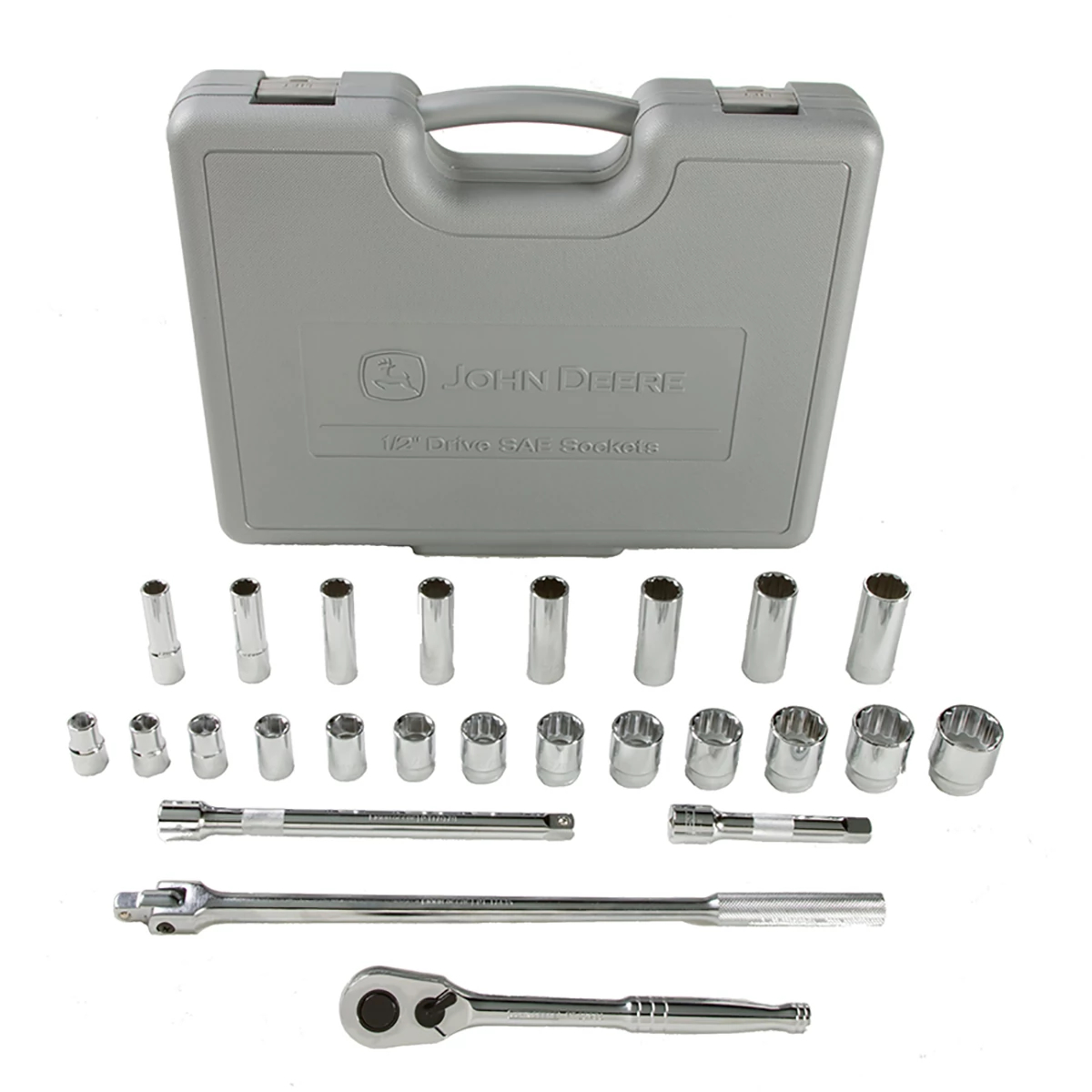 "25-pc SAE 1/2\" Socket Set"