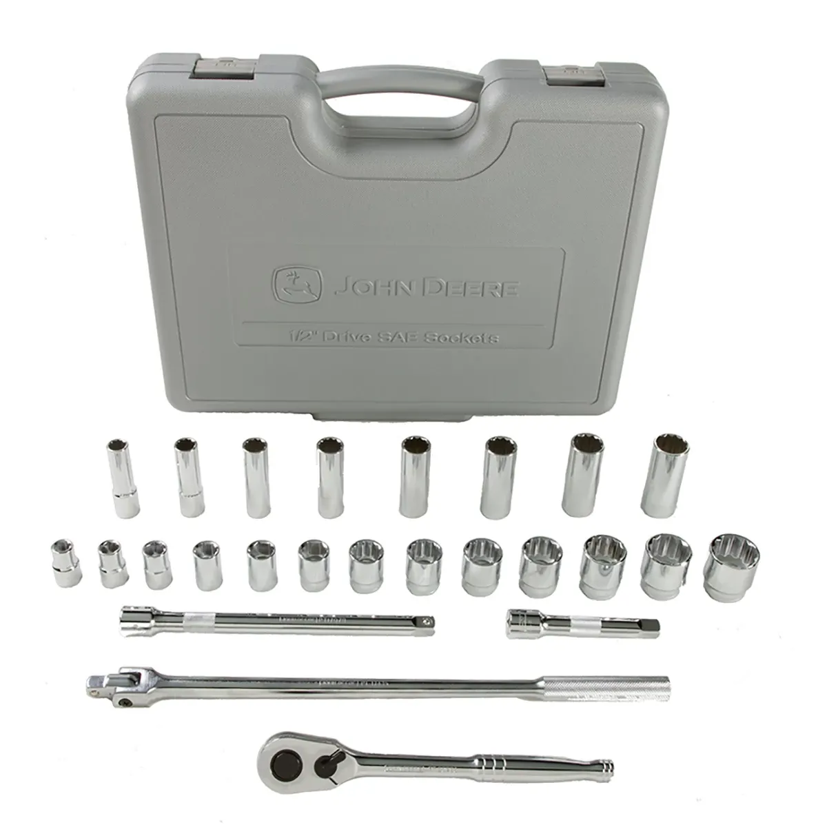 "25-pc SAE 1/2\" Socket Set"