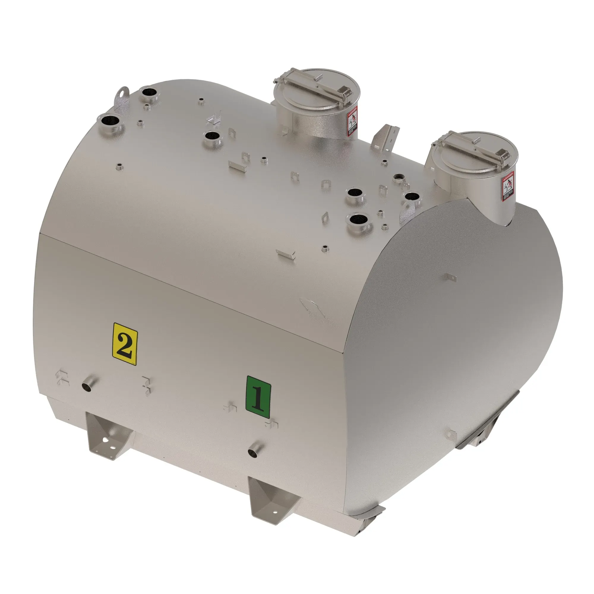 SOLUTION - 1200 GAL DUAL PRODUCT, WITH FITTINGS