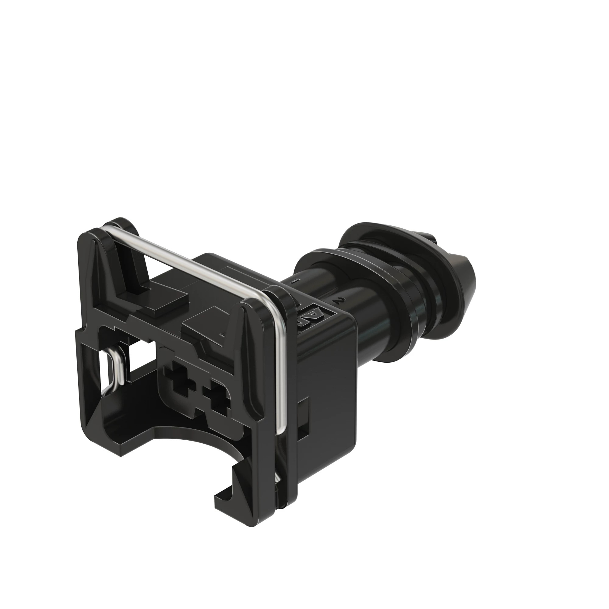 CONN TYCO JPT 2W FS GRY PLSTC