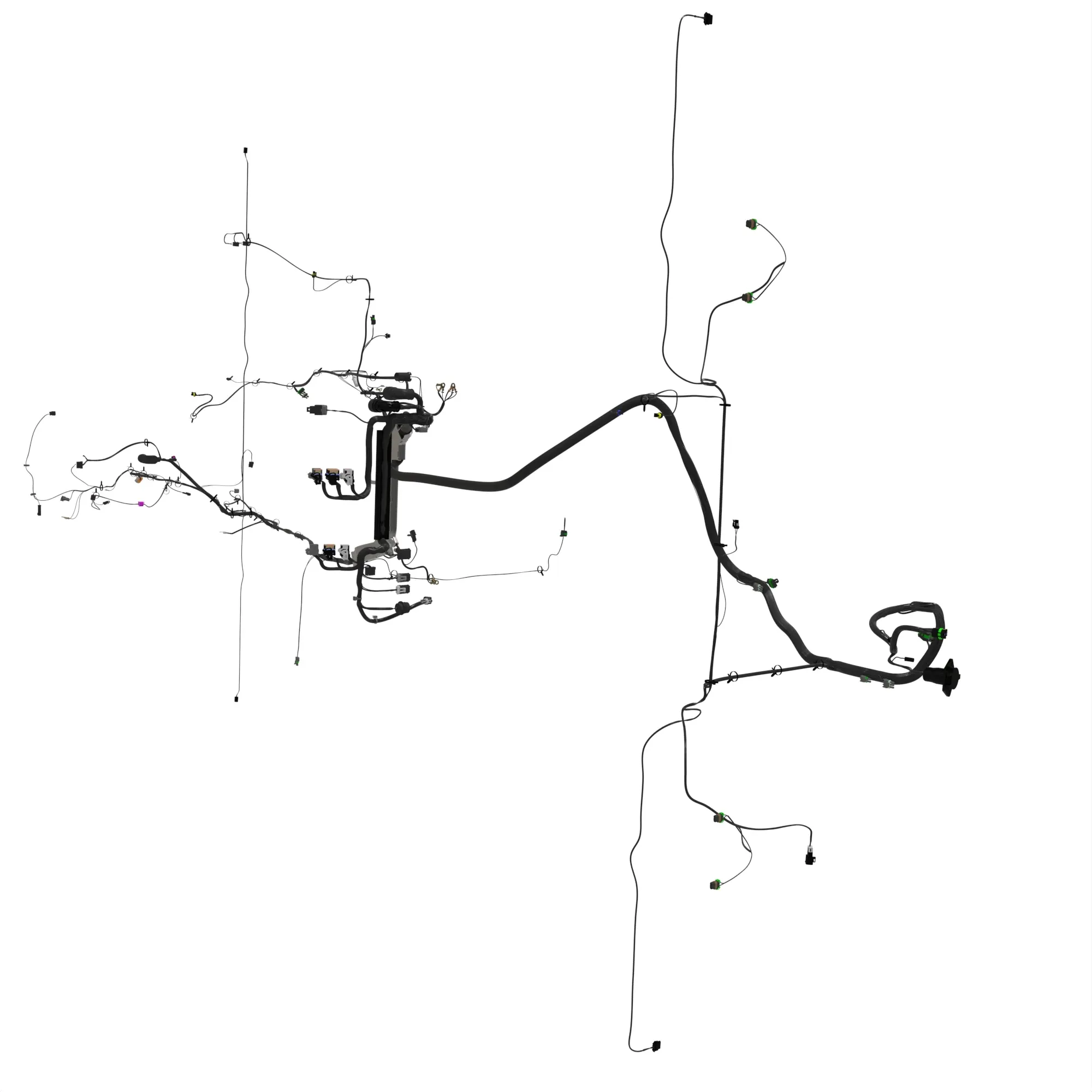 CHASSIS WIRING HARNESS, R2 WHEEL F1