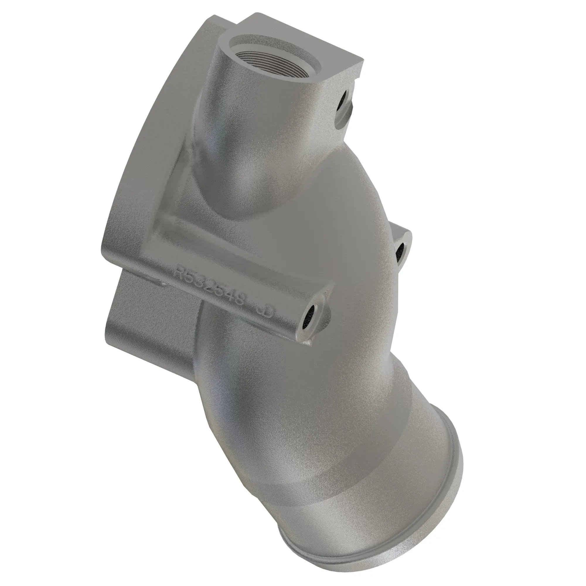 John Deere Water Pump Inlet Connection - R532548