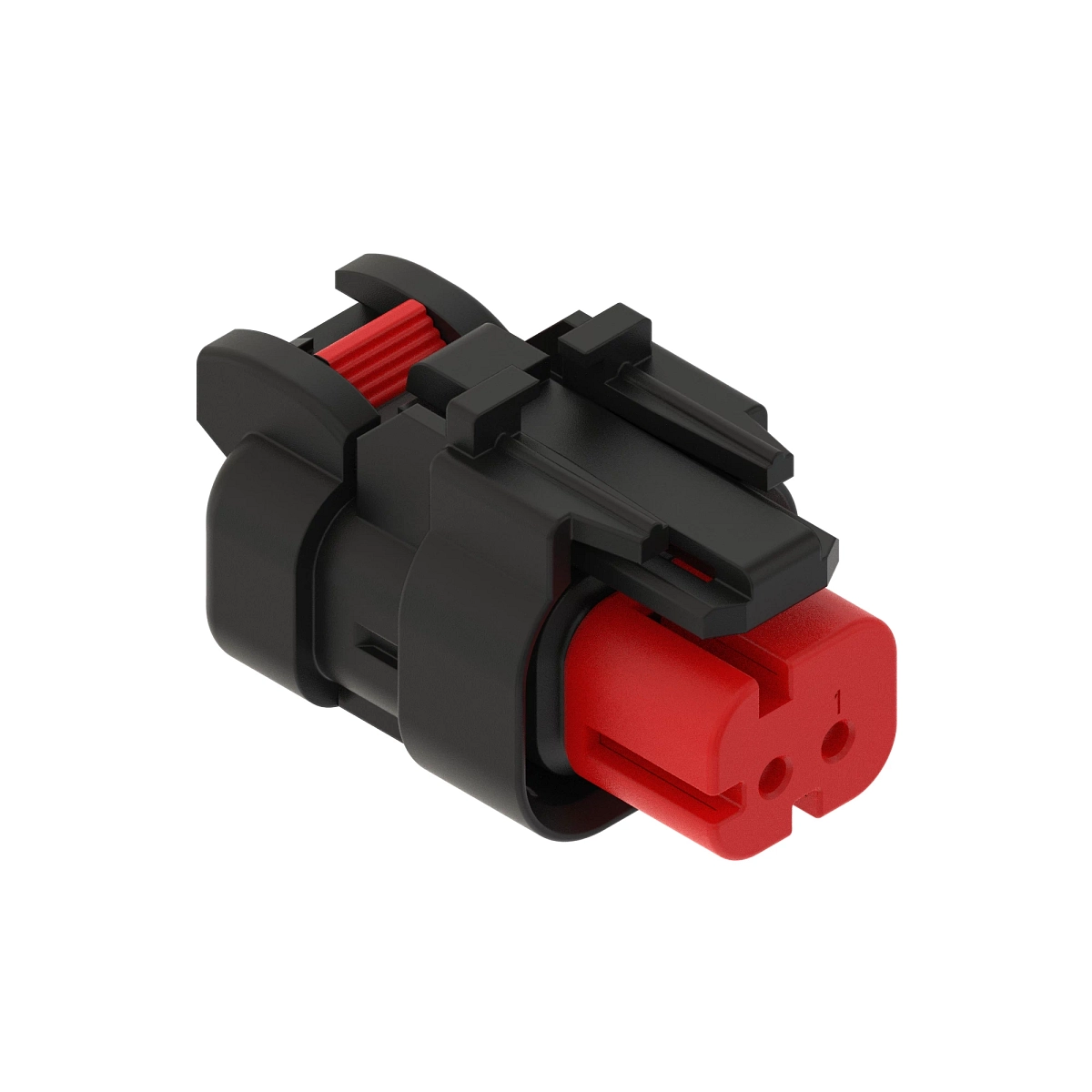 John Deere Gray Electrical Connector Housing, 2 Cavities - 57M9727