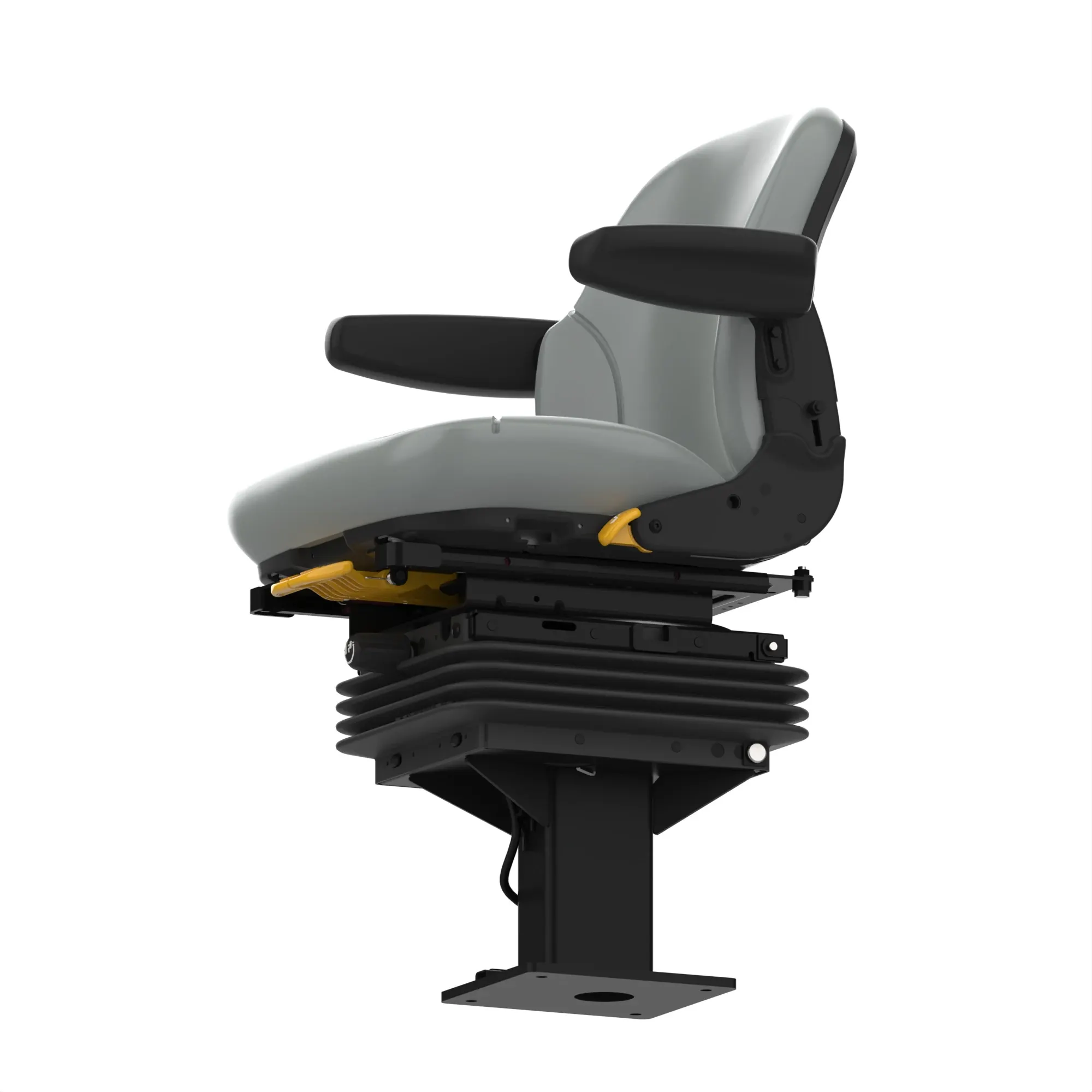 John Deere Vinyl Fleet Mechanical Suspension Seat - AT509142