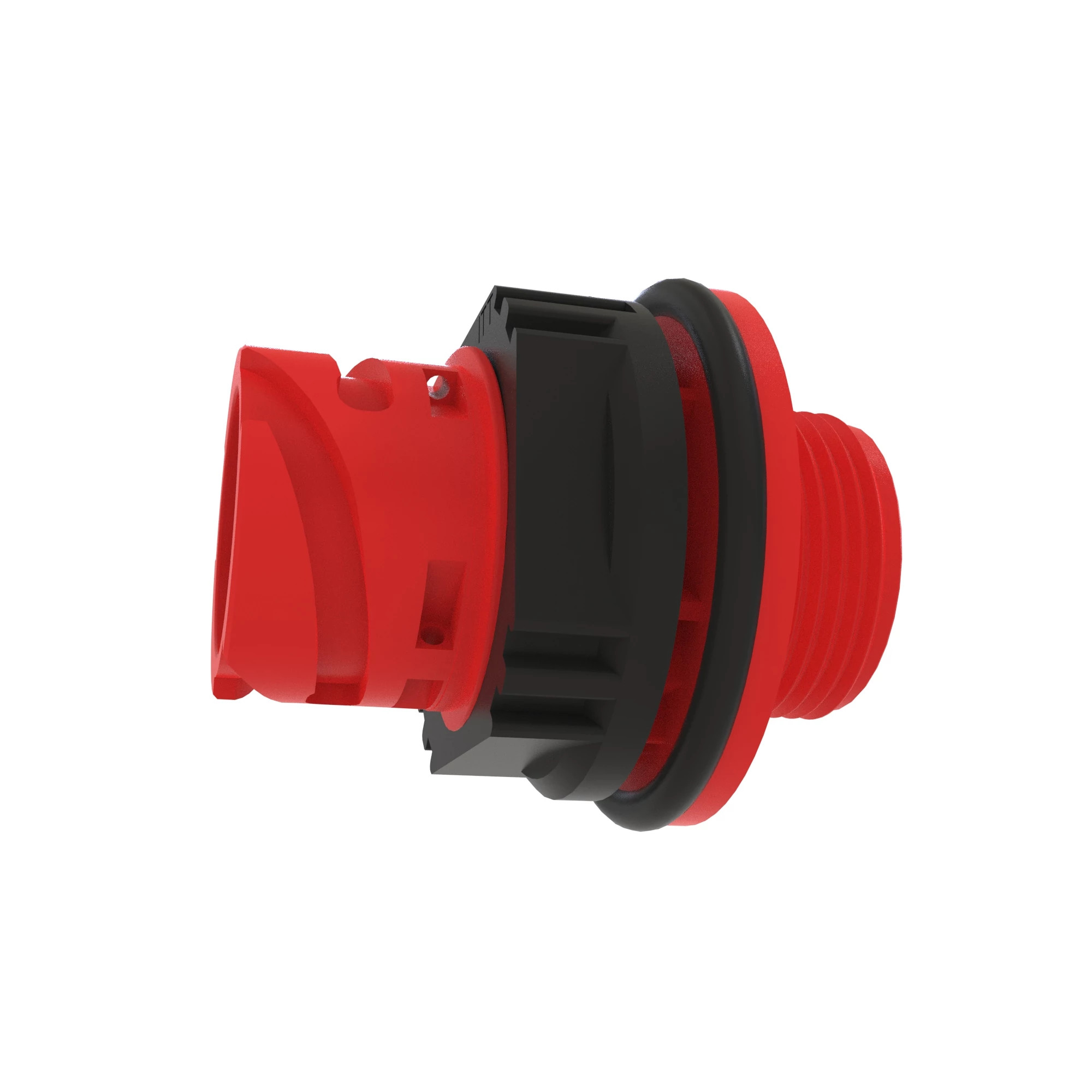 ACCY ITT APD JAM NUT RED PLSTC