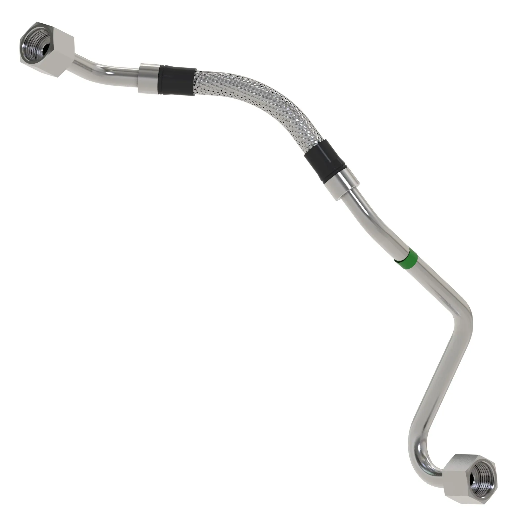 John Deere Exhaust Throttle Coolant Supply Line - DZ118404