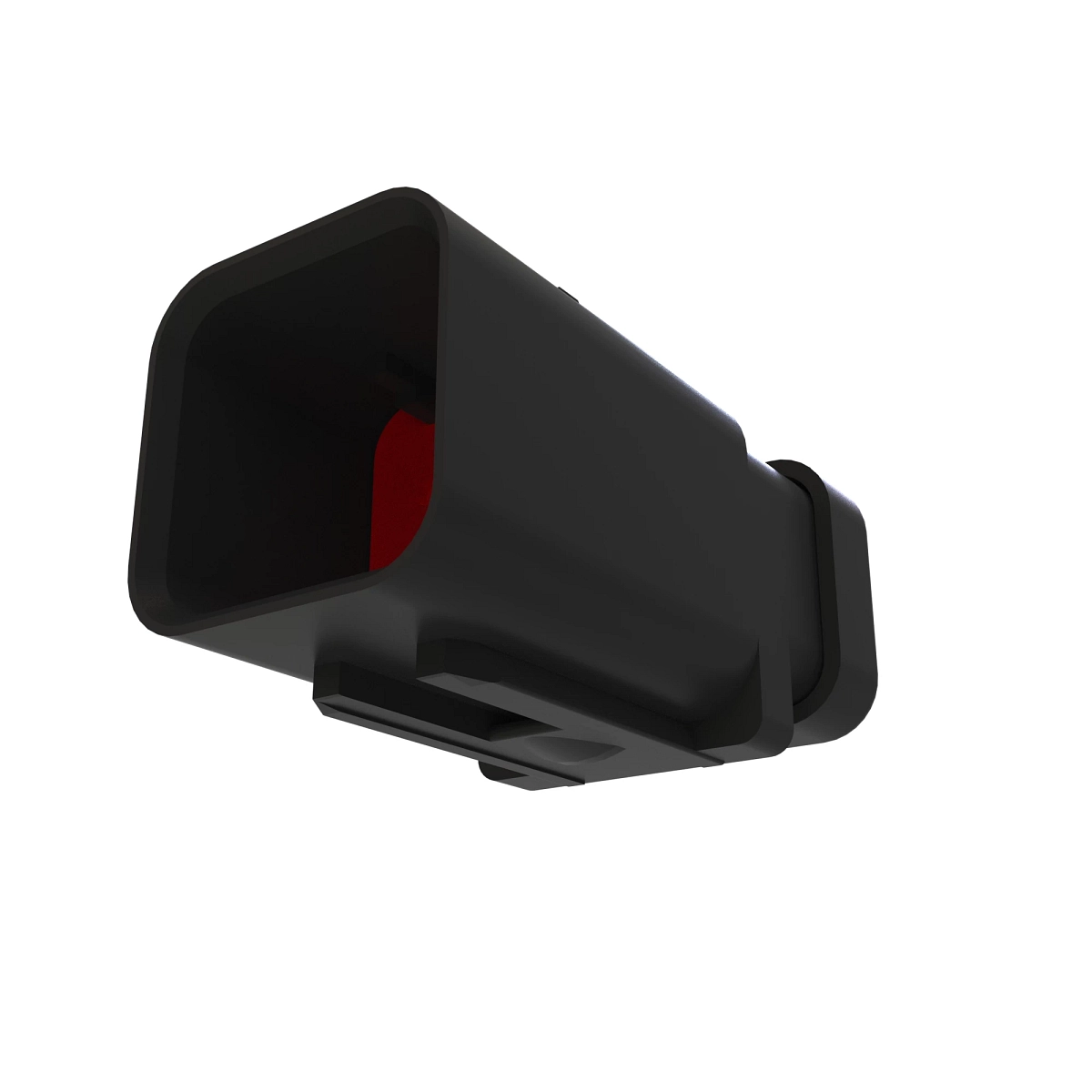 John Deere Red Electrical Connector Housing, 6 Cavities - 57M9789