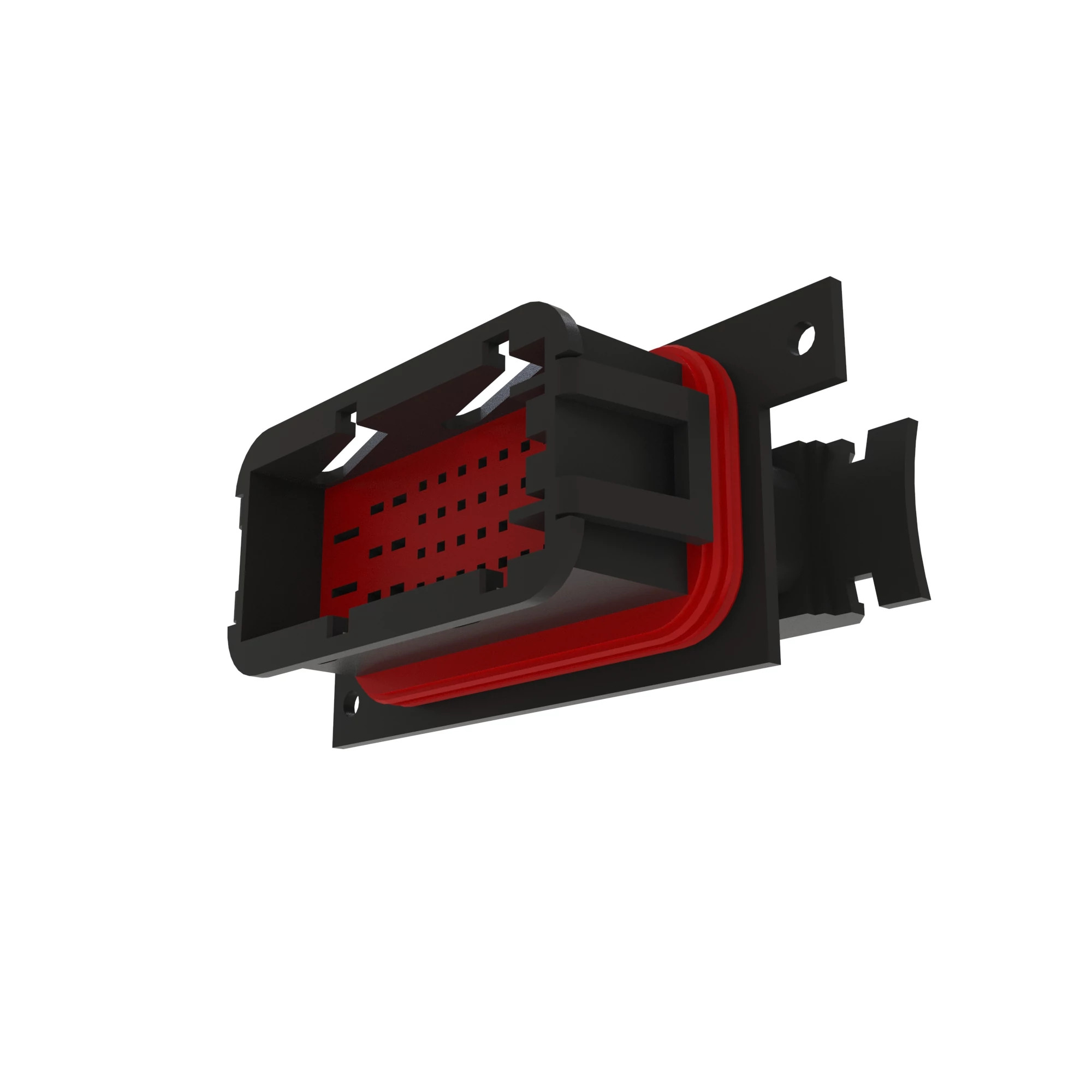 John Deere Blue External Electrical Connector Housing, 42 Cavities - 57M8199