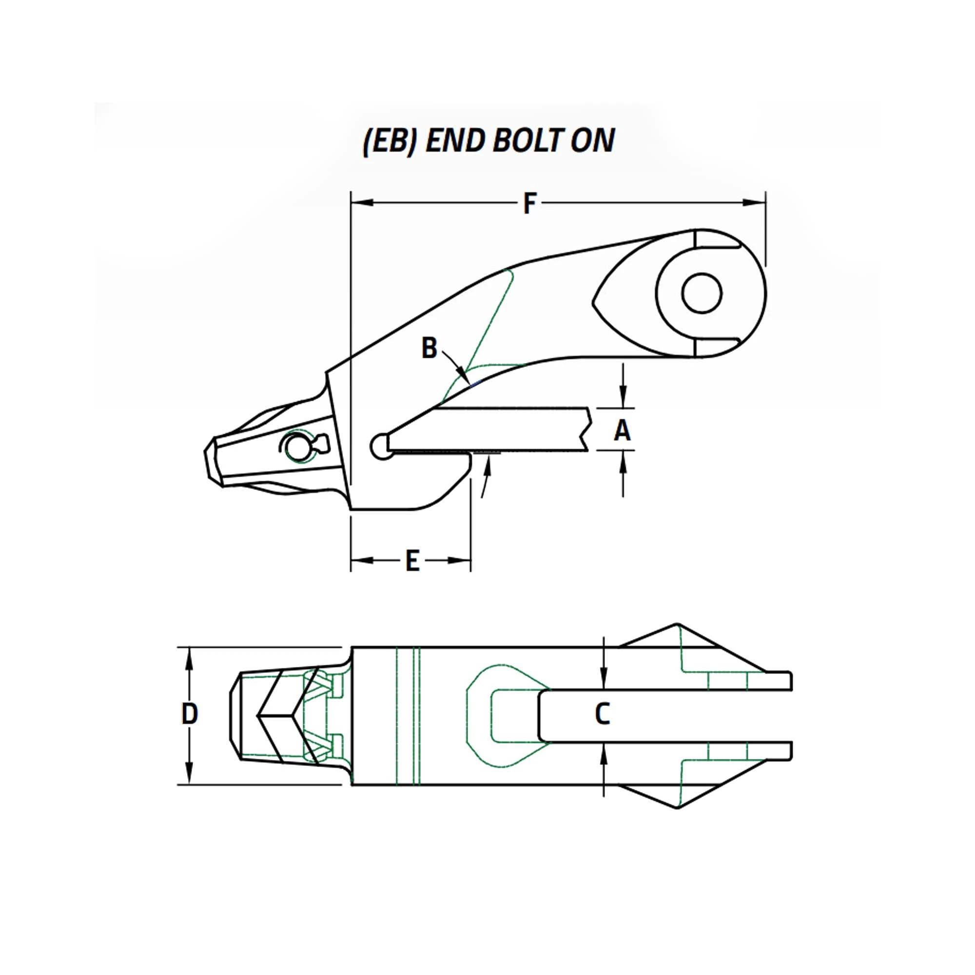 Bolt-on End Adapter