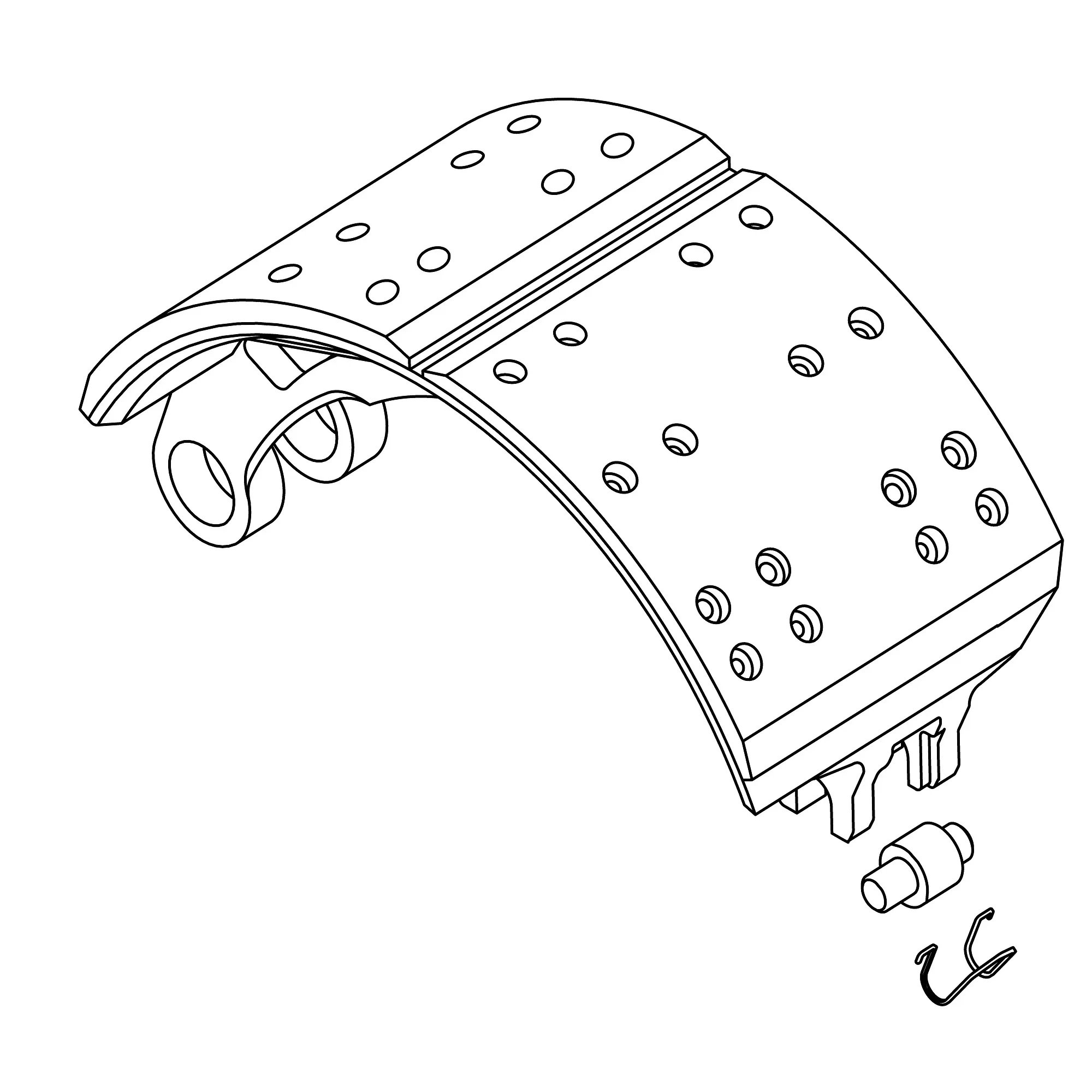 John Deere Rear Axle Brake Shoe - AKK23200