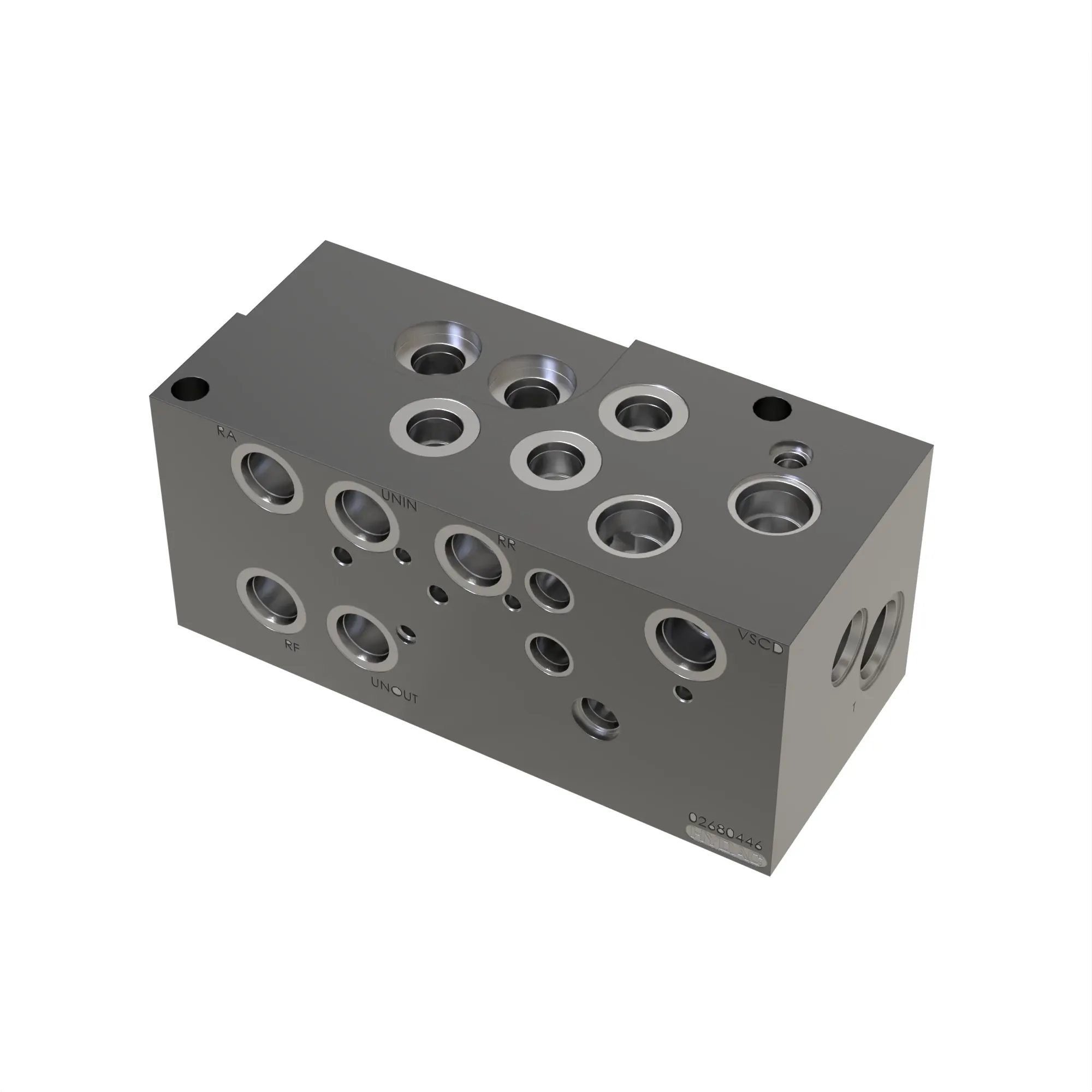 John Deere Flow Control Hydraulic Valve Block with Orifices - AXE65887