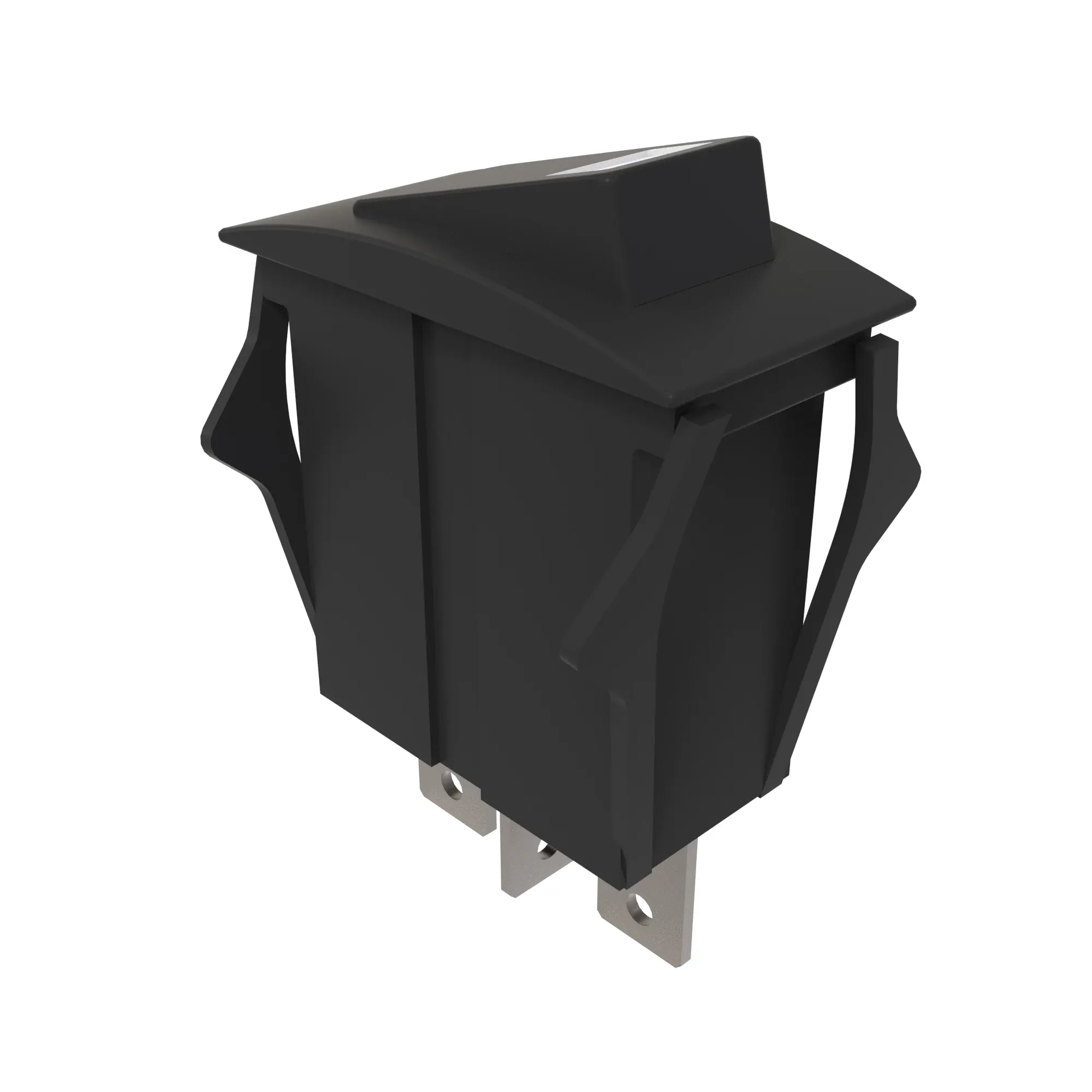 SWITCH, (SPDT, MAINT, SGL WHT LED)