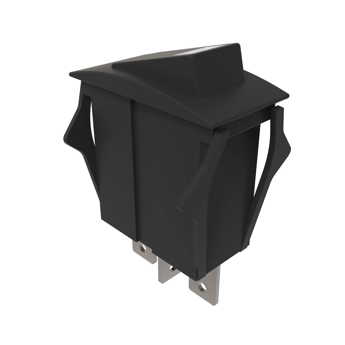 SWITCH, (SPDT, MAINT, SGL WHT LED)