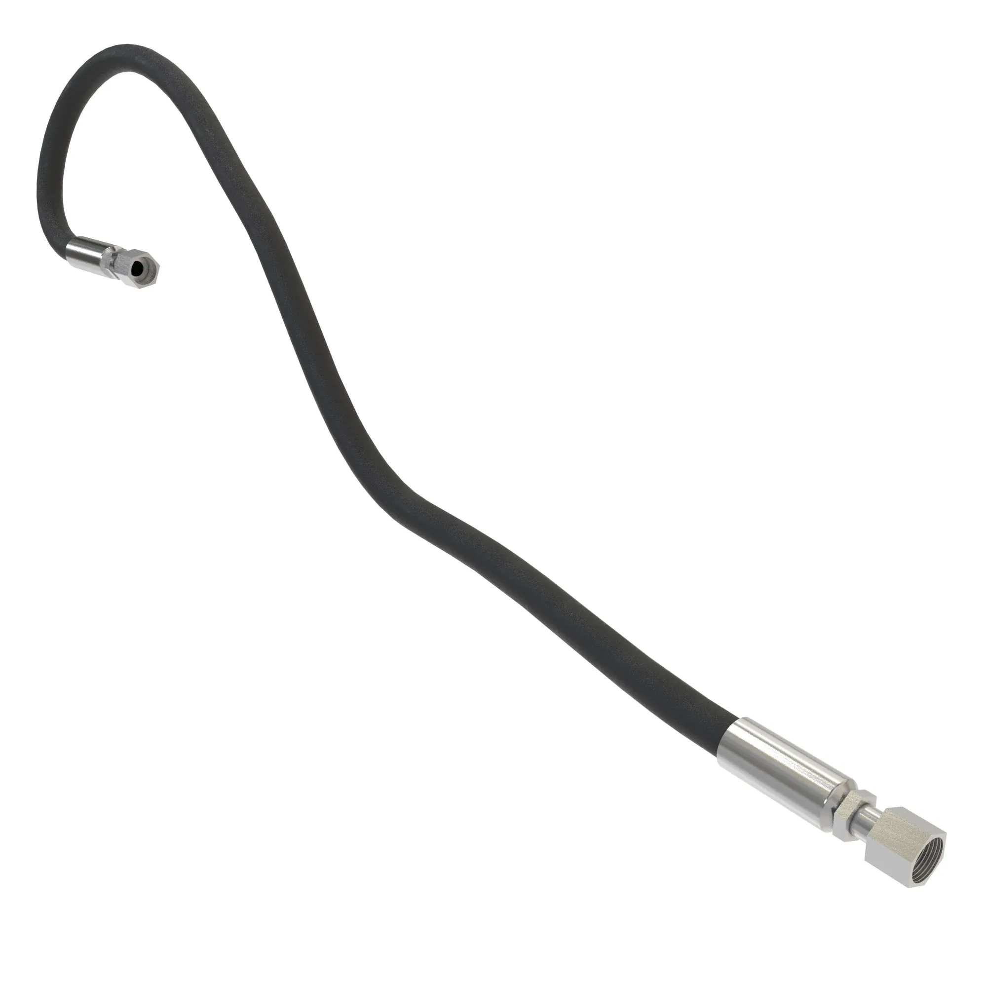 John Deere Boom Cylinder Rod End Hydraulic Hose - AT199645